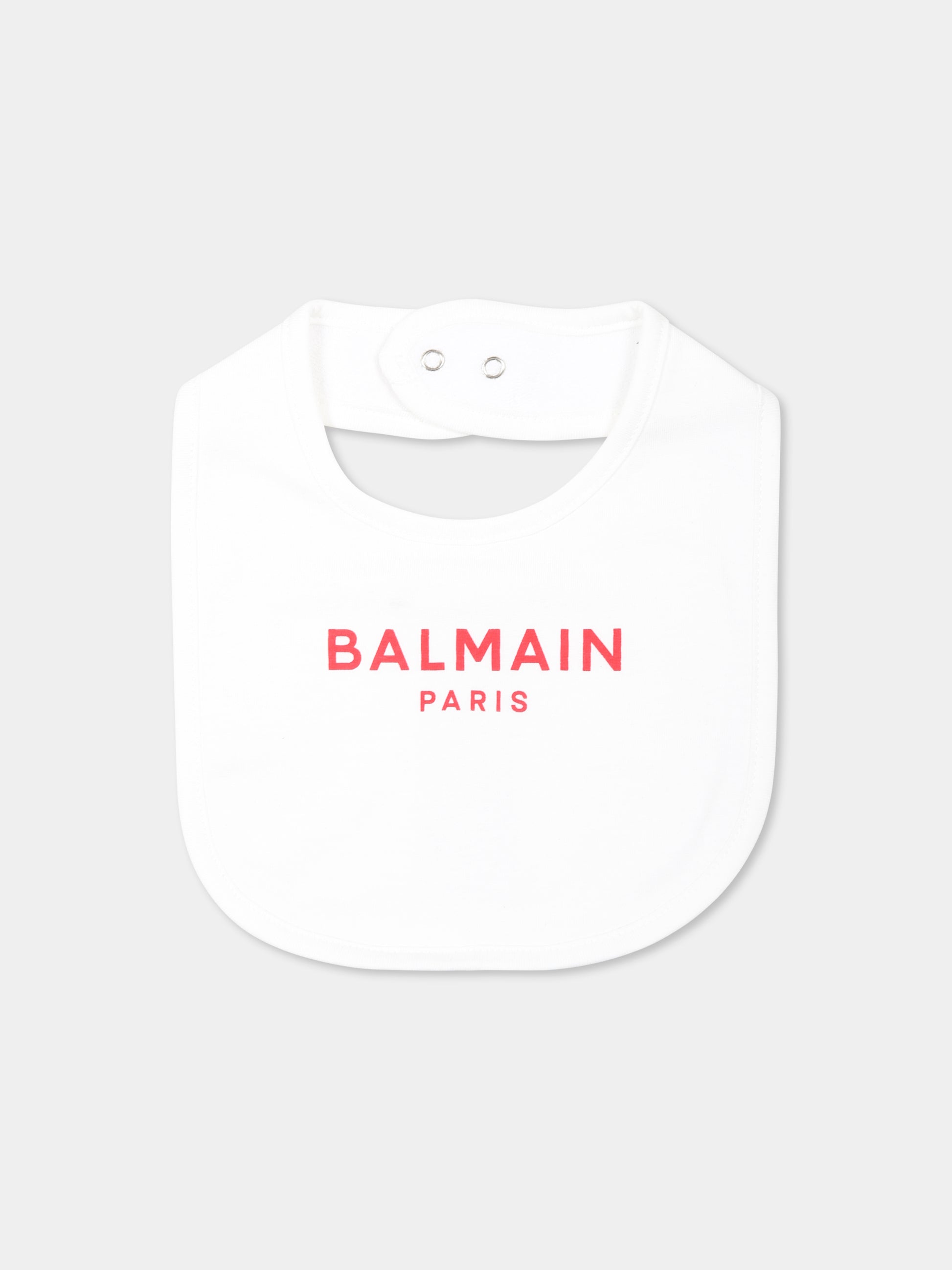 Set bavaglini multicolor per neonati con logo,Balmain Kids,BUB51A Z1751 999