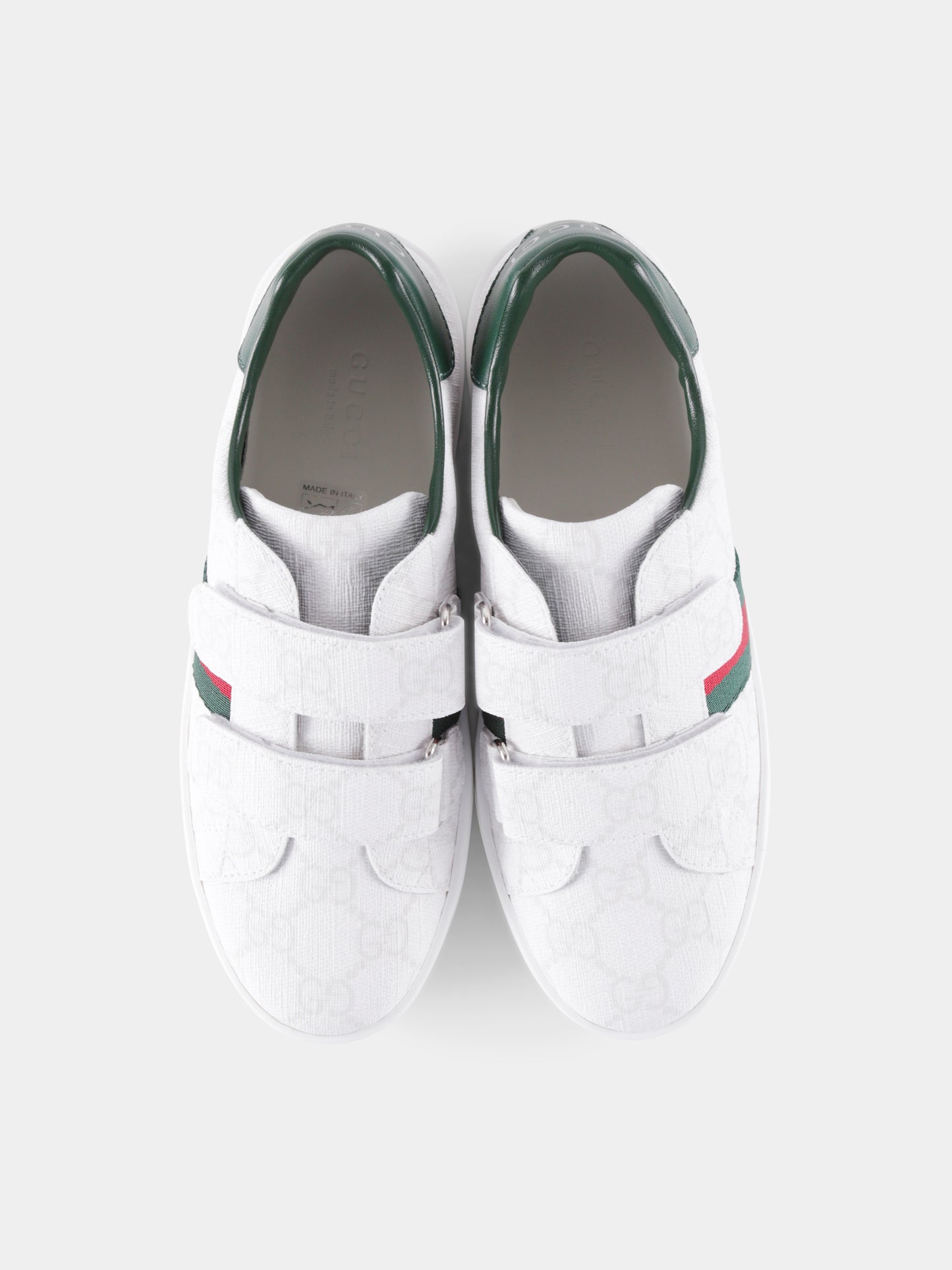 White Ace sneakers for kids with Web details