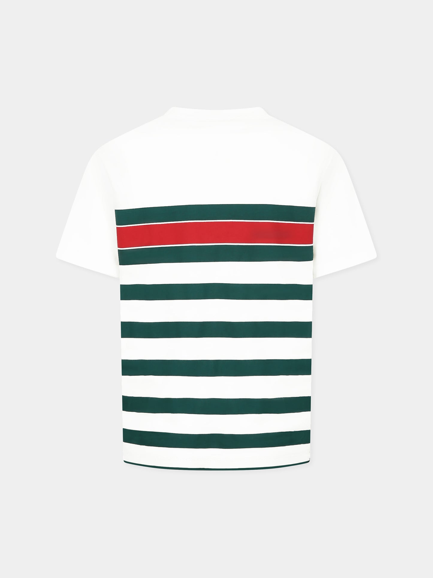 Ivory t-shirt for boy with logo