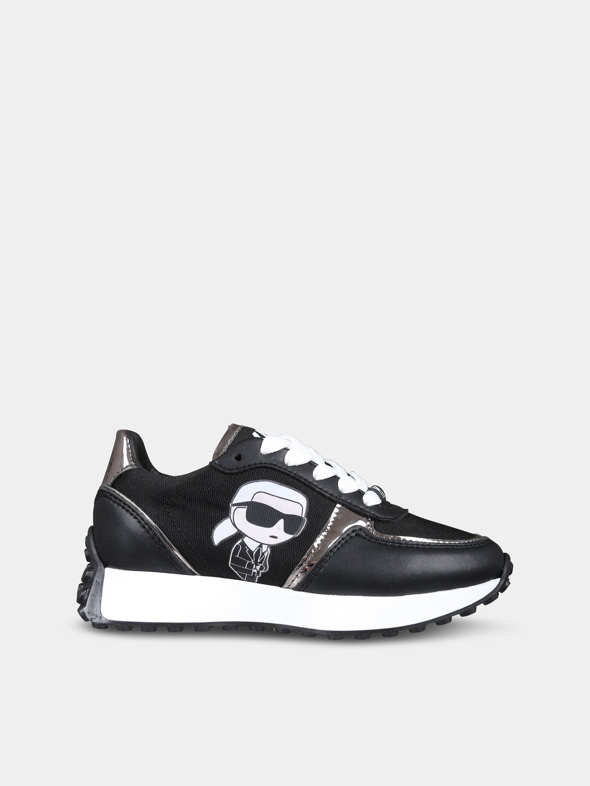 Sneakers nere per bambina con Karl,Karl Lagerfeld Kids,Z19117 09B