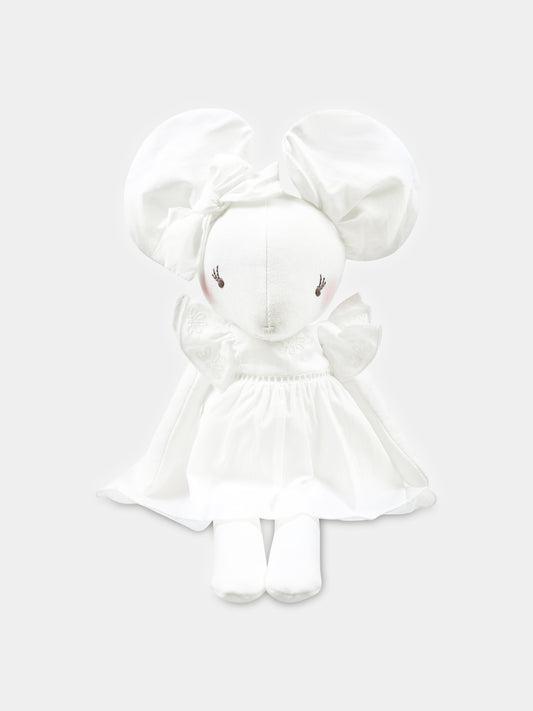 Doudou bianco per neonata,Chloé Kids,C20560 117