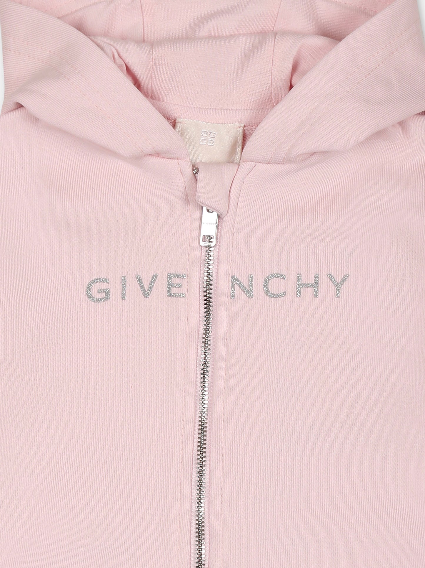 Felpa rosa per neonata con logo,Givenchy Kids,H30654 44Z