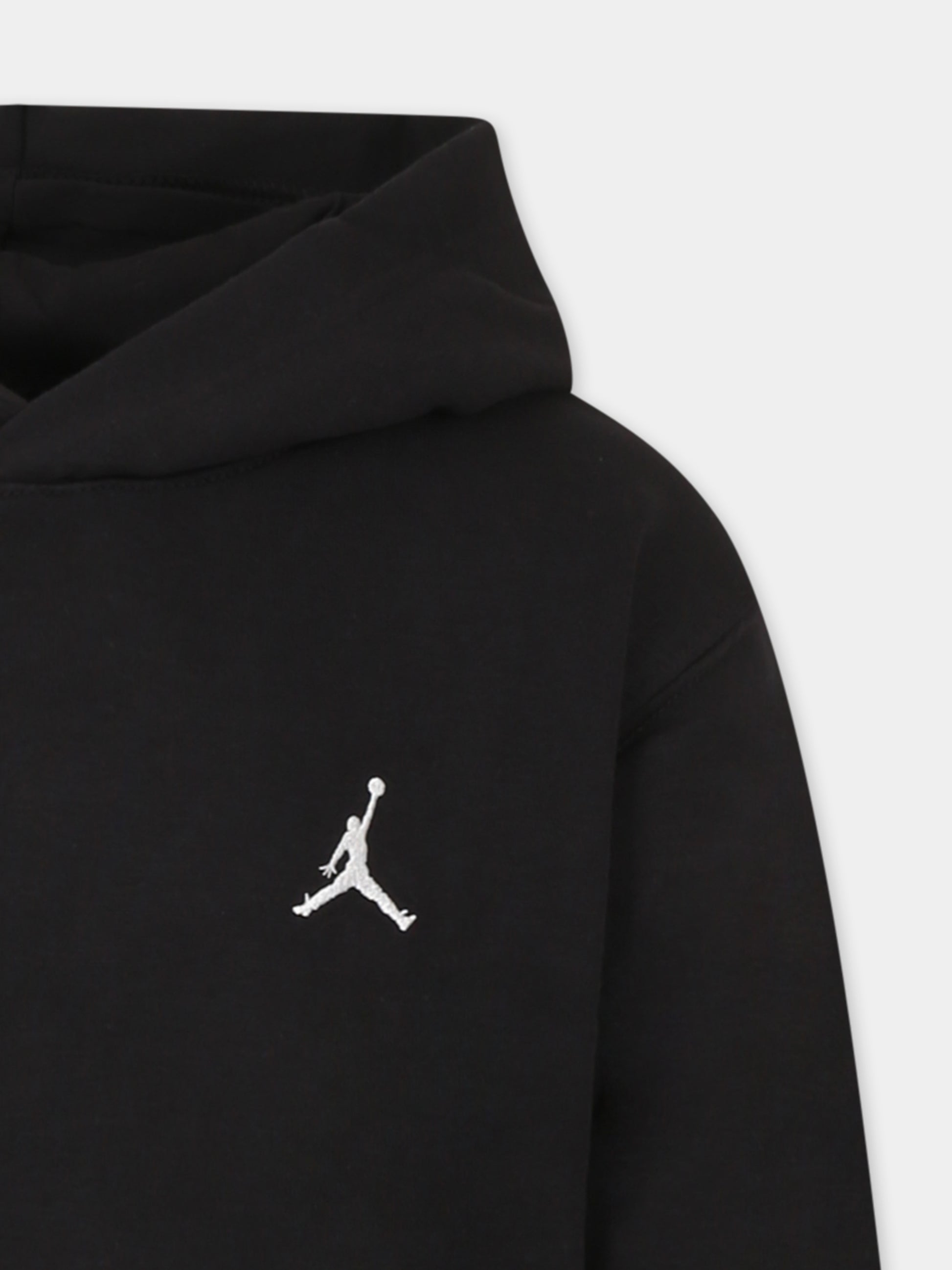 Felpa nera per bambino con Jumpman,Jordan,95D392 023