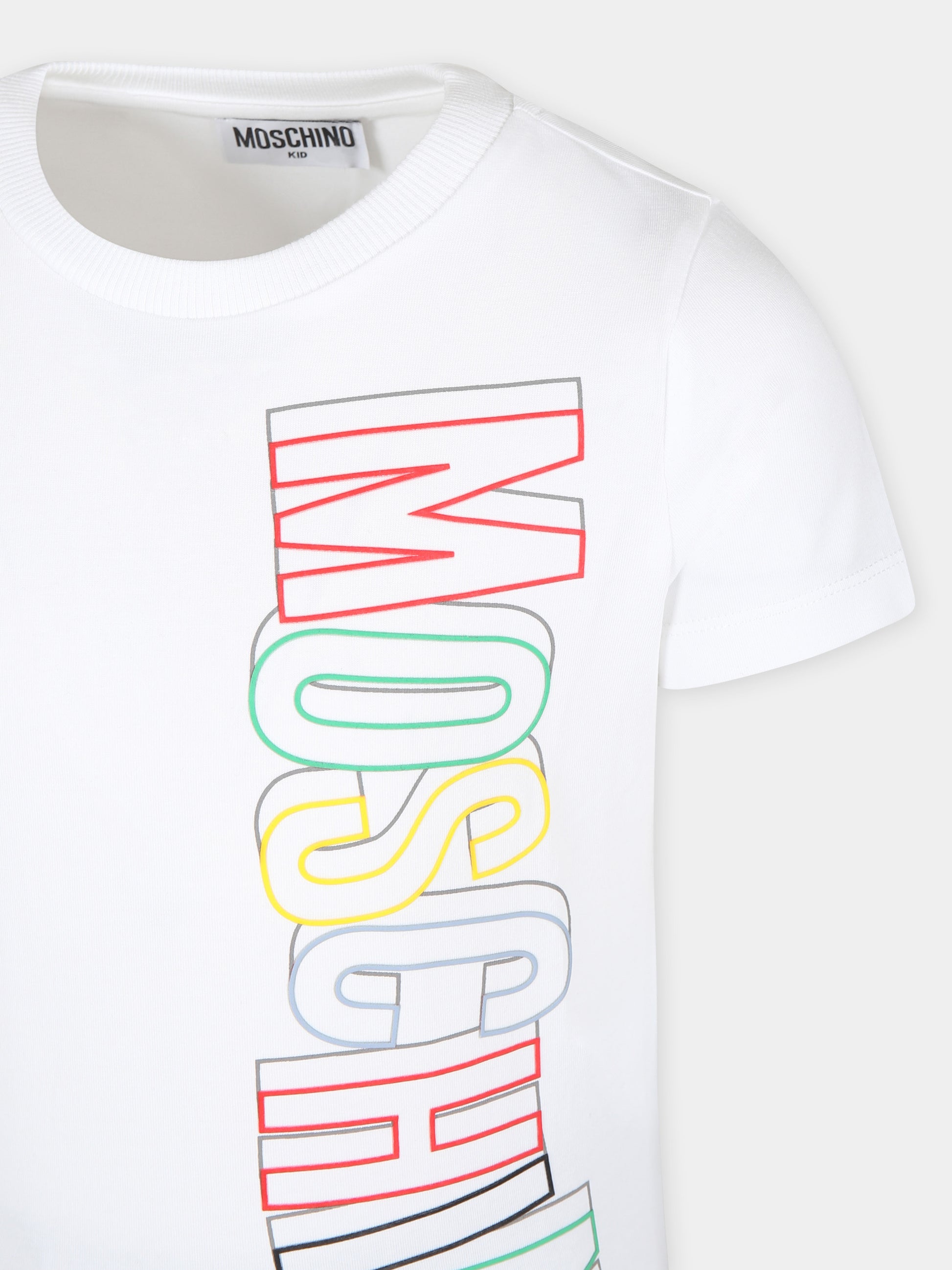 Completo nero per bambino con logo,Moschino Kids,HUG00M LDB0C 86556