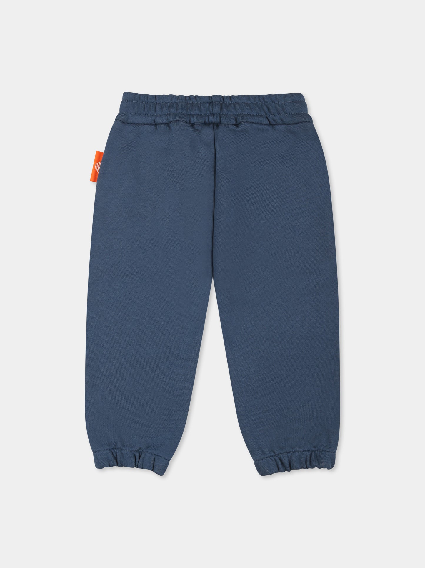 Pantaloni blu per neonato con Manga Bear,Emporio Armani,EB000279 AF13552 UB150