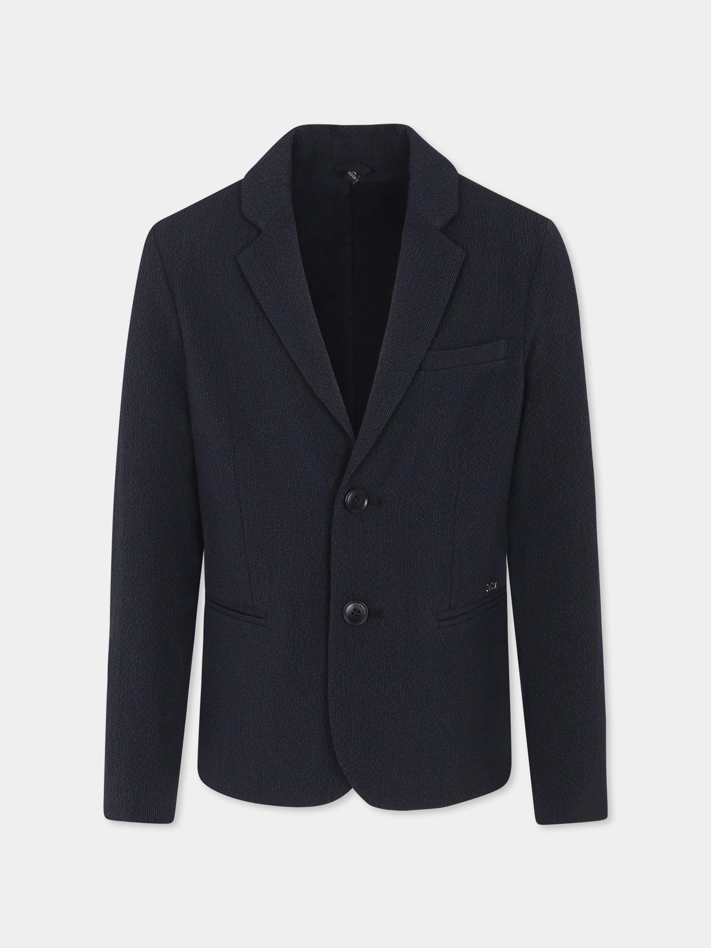 Giacca blu per bambino con logo,Emporio Armani,EB000105 AF13010 MB051