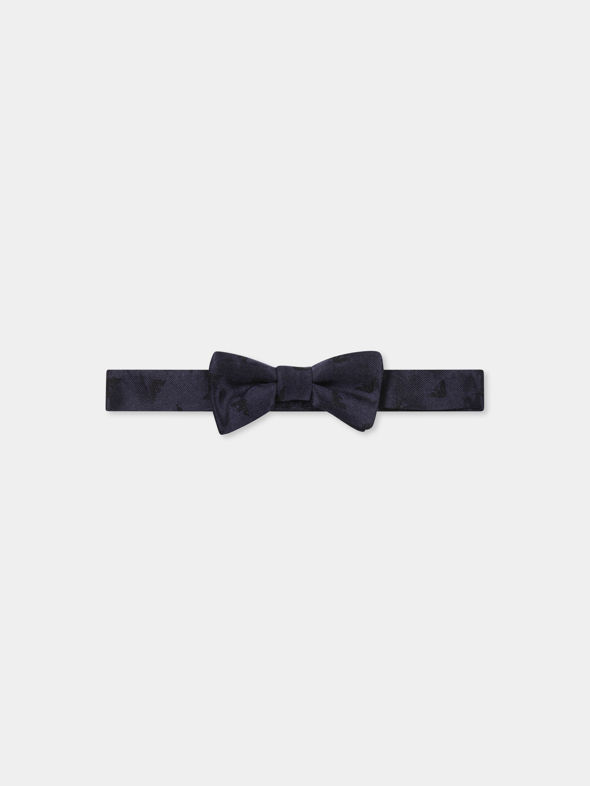 Papillon blu per bambino con iconico aquilotto nero,Emporio Armani,EB000454 AF15438 FB069
