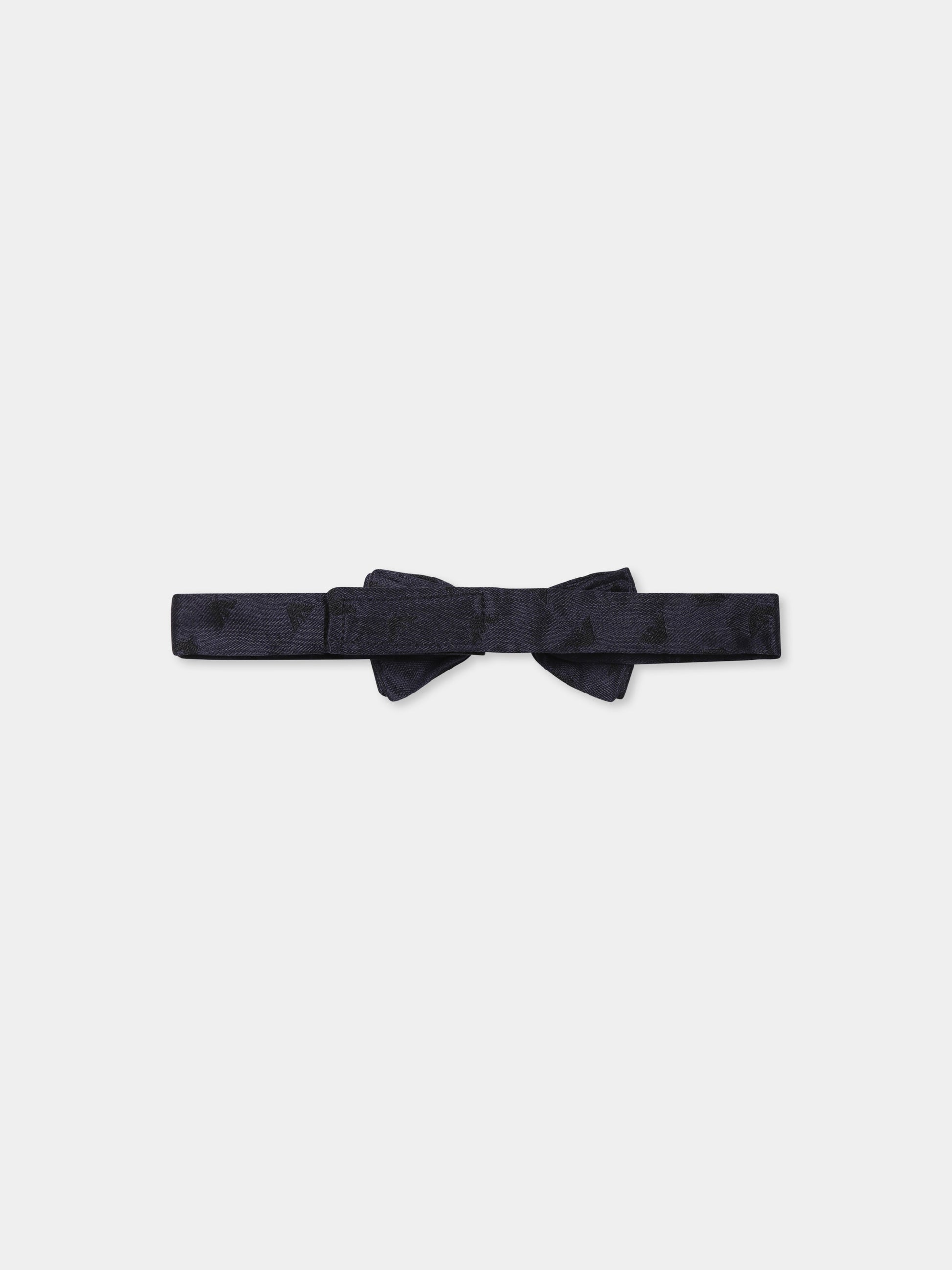 Papillon blu per bambino con iconico aquilotto nero,Emporio Armani,EB000454 AF15438 FB069