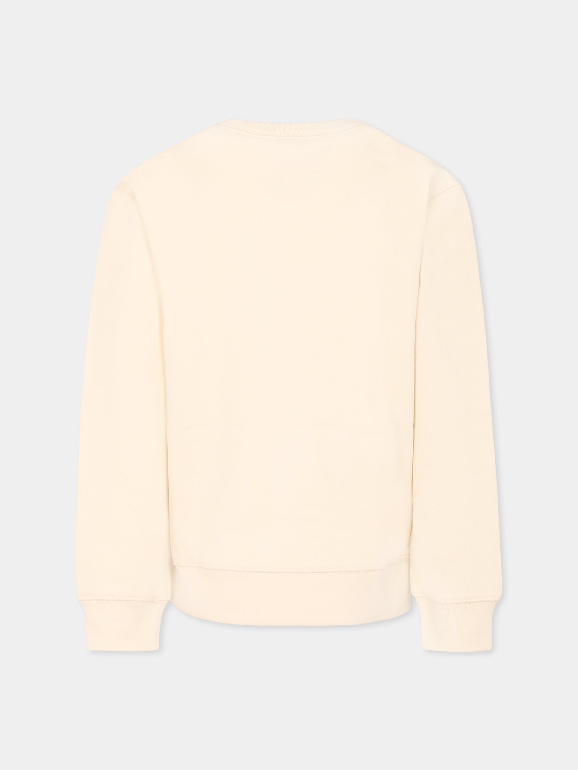 Felpa avorio per bambino con logo,Zadig & Voltaire Kids,X60383 195