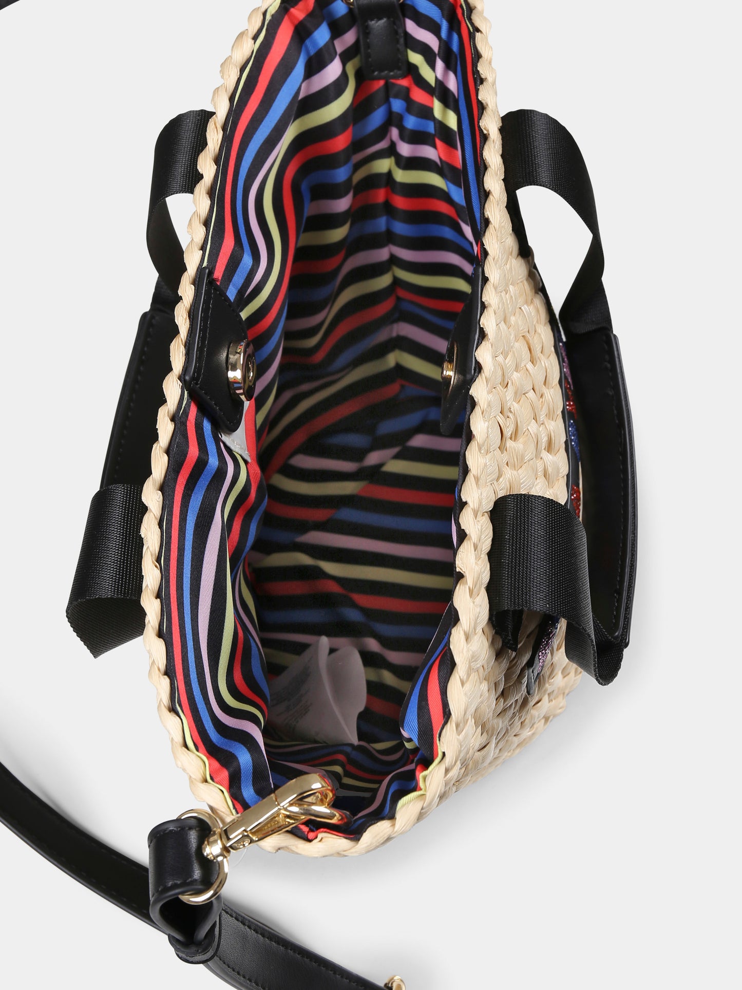 Borsa beige per bambina con logo,Sonia Rykiel Paris,A00315 Z40