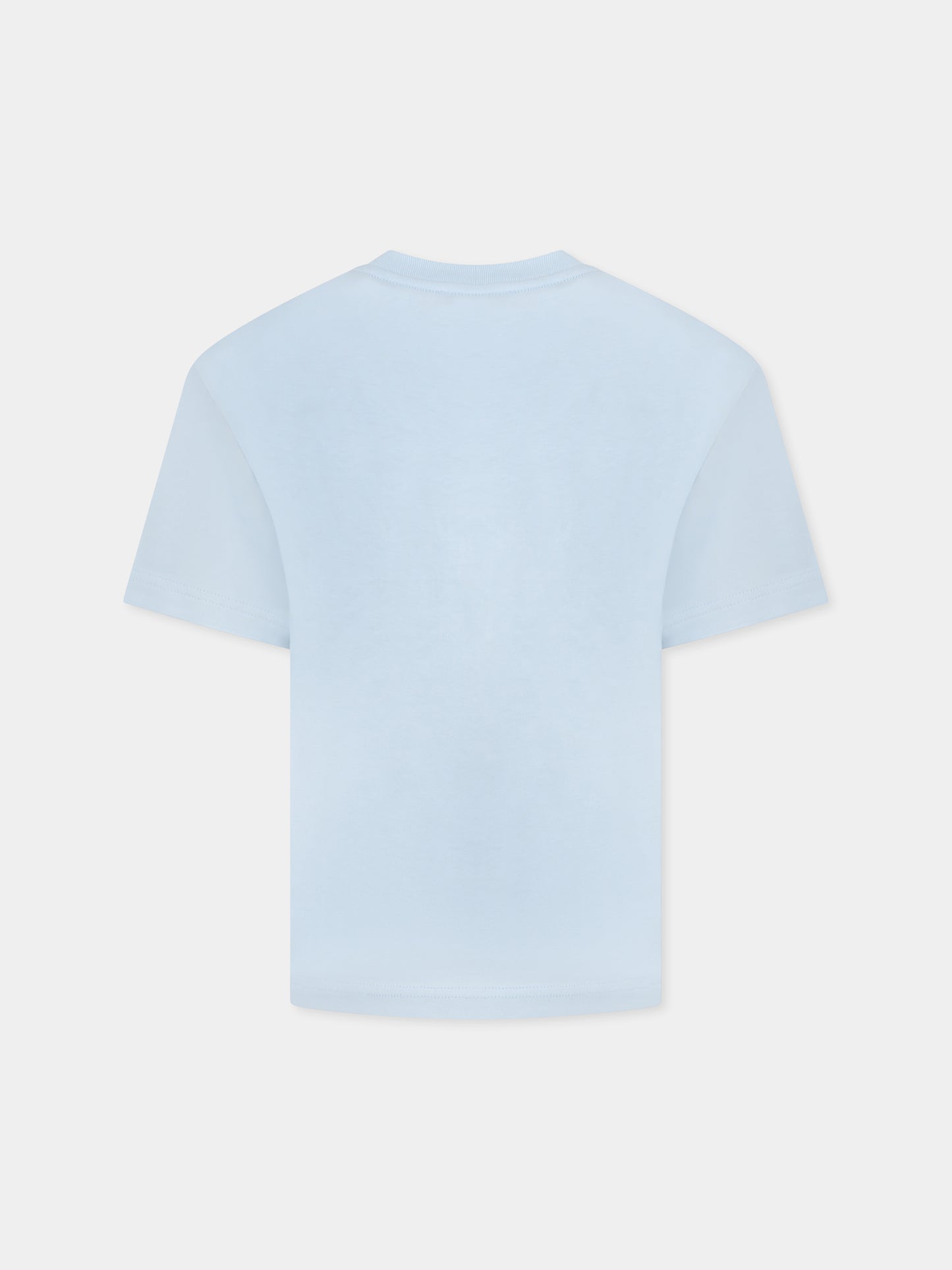 Light blue t-shirt for boy with Curb sneakers