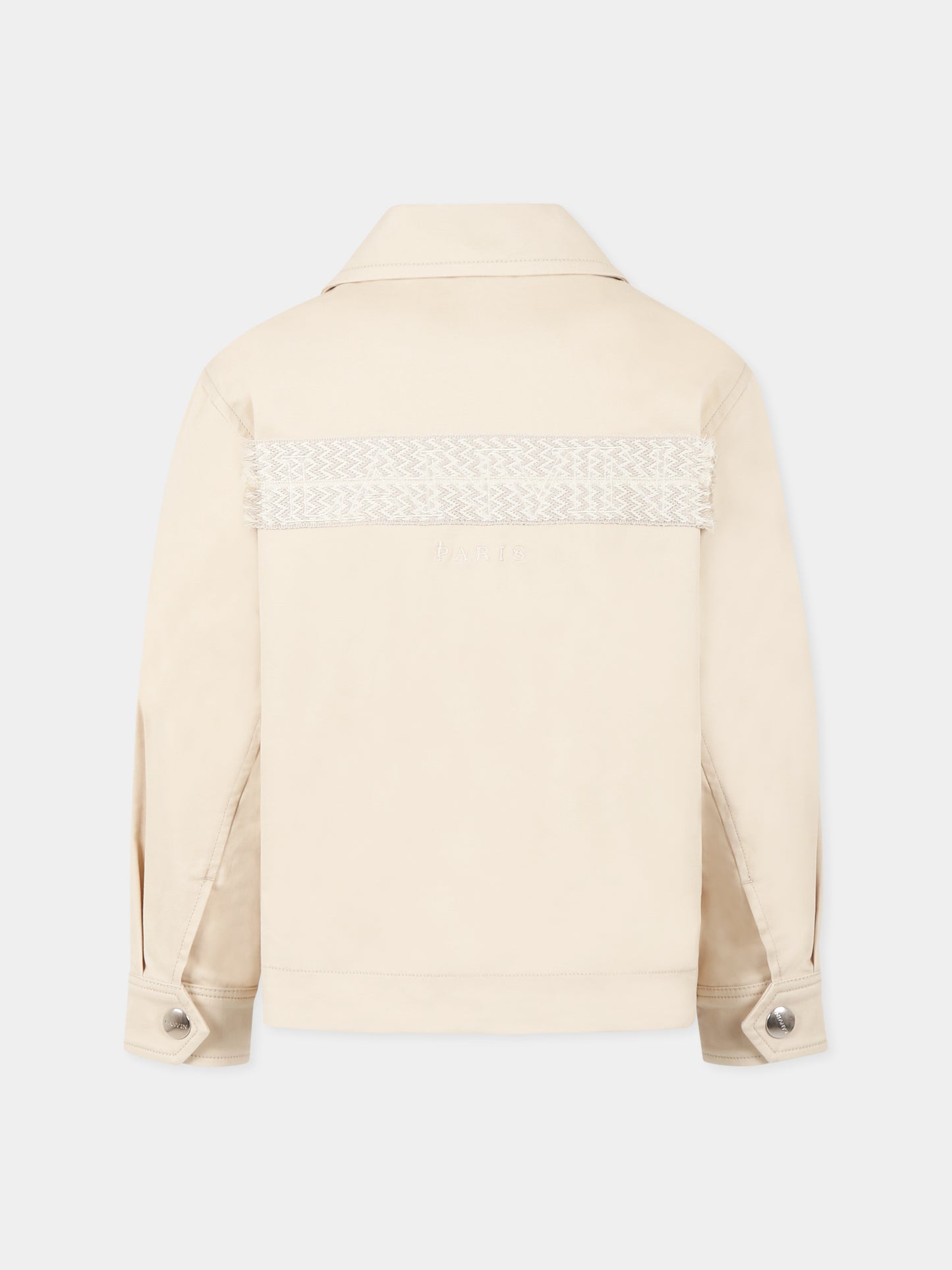 Giubbotto avorio per bambino con logo,Lanvin Petite,N30234 184