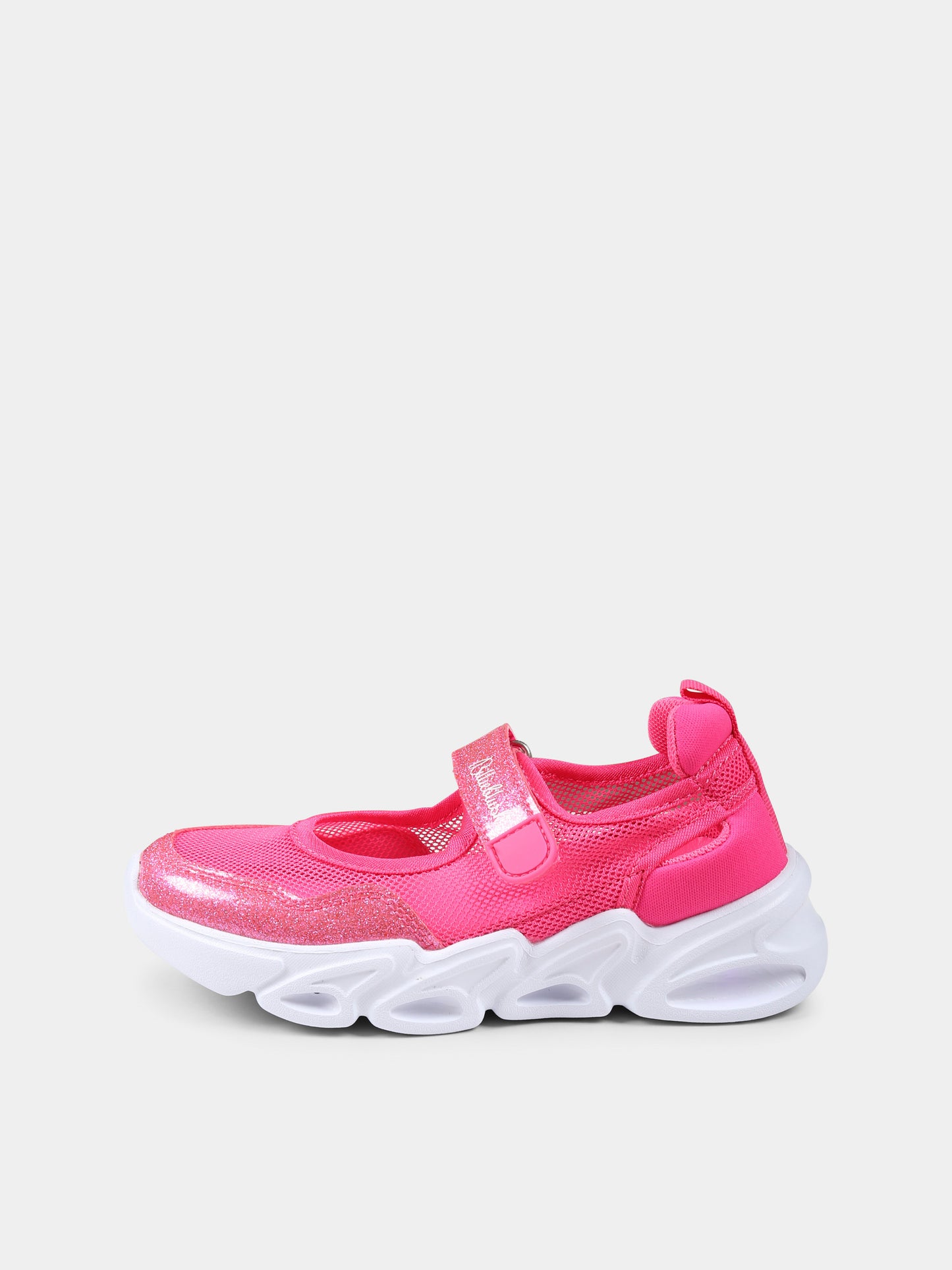Ballerine rosa per bambina con logo,Billieblush,U20693 47A
