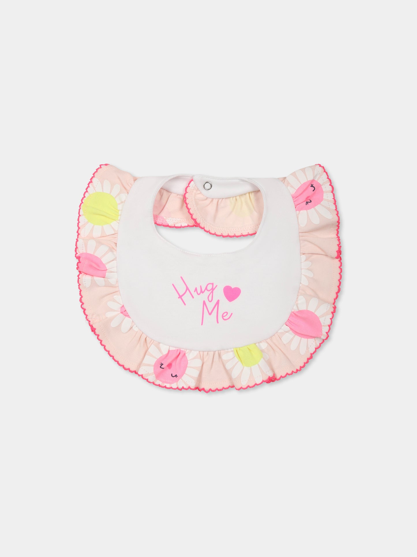 Set tutina rosa per neonata con fiori all over,Billieblush,U21016 45S