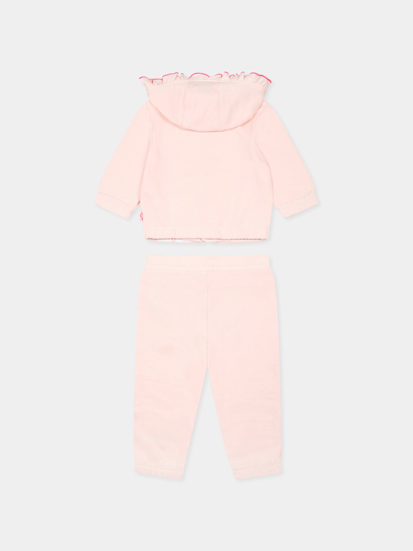 Completo rosa per neonata con fiore,Billieblush,U21107 N34
