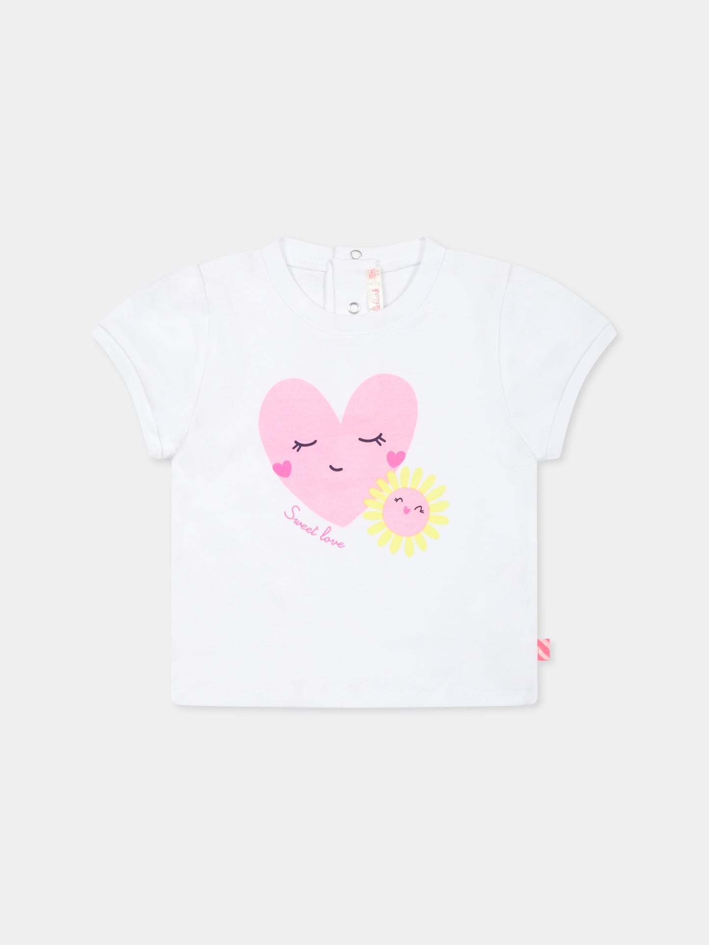 Completo rosa per neonata con fiore,Billieblush,U21107 N34