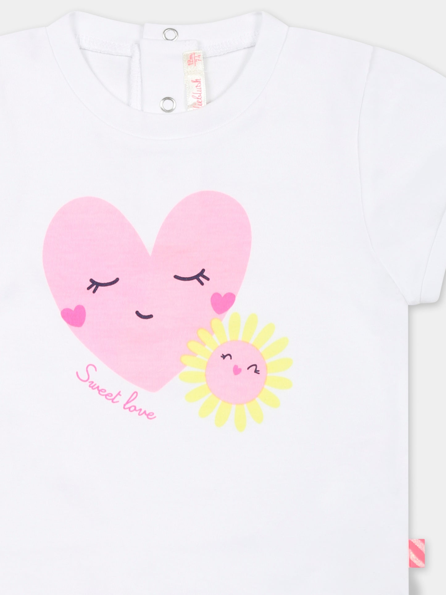 Completo rosa per neonata con fiore,Billieblush,U21107 N34