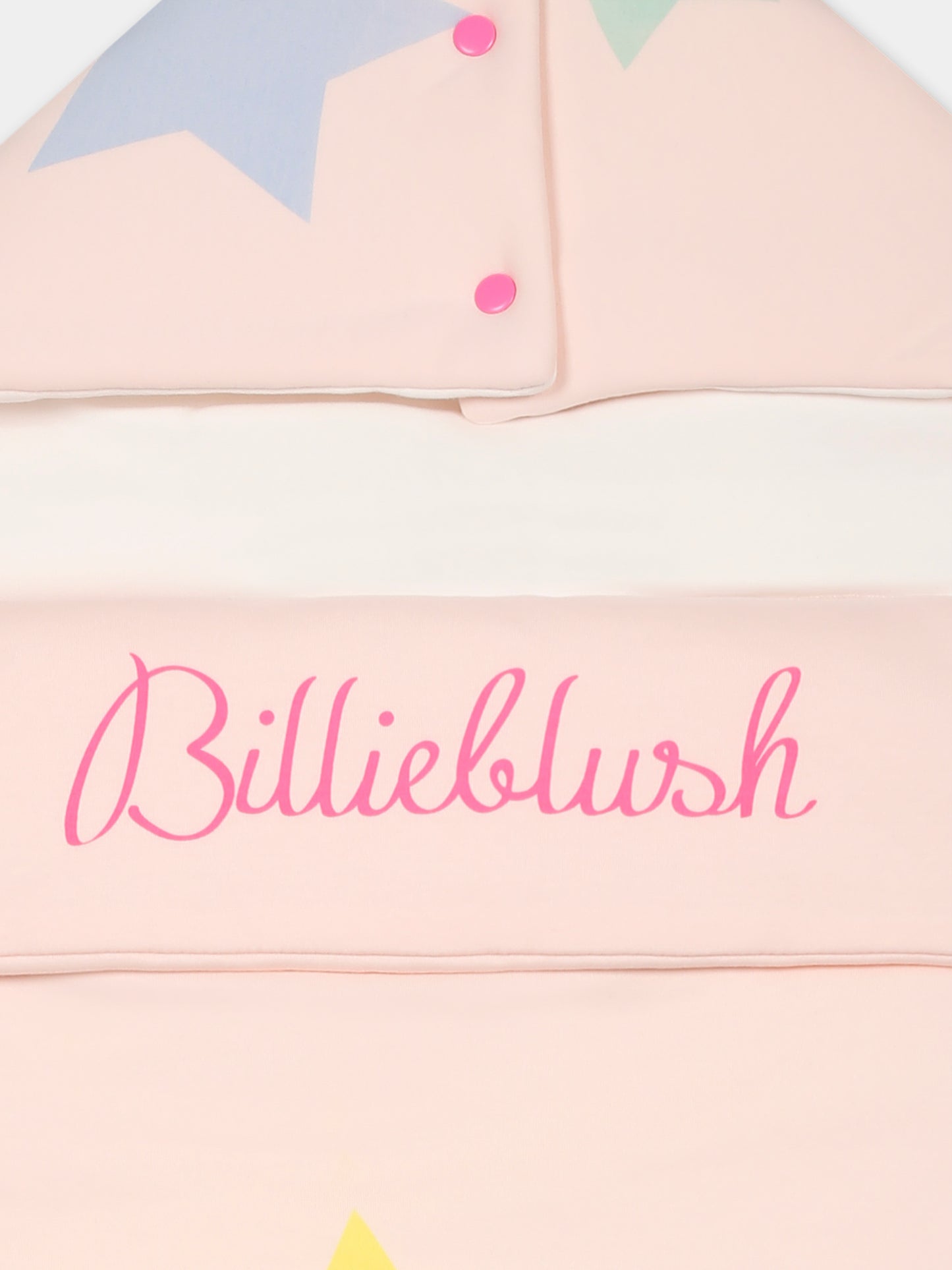 Sacco nanna rosa per neonata con stelle e logo,Billieblush,U21059 45S