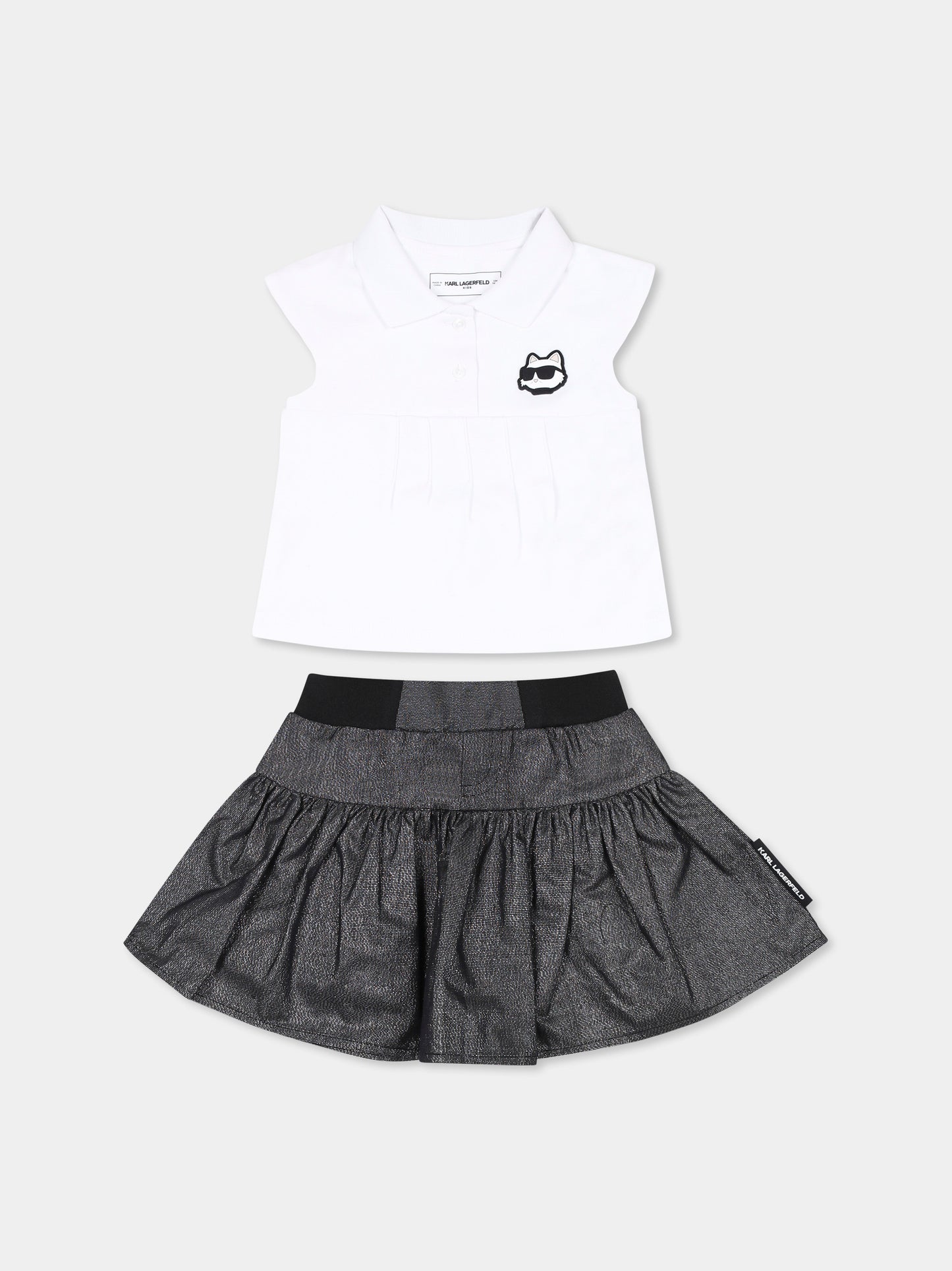 Completo multicolor per neonata con Choupette,Karl Lagerfeld Kids,Z30518 N48