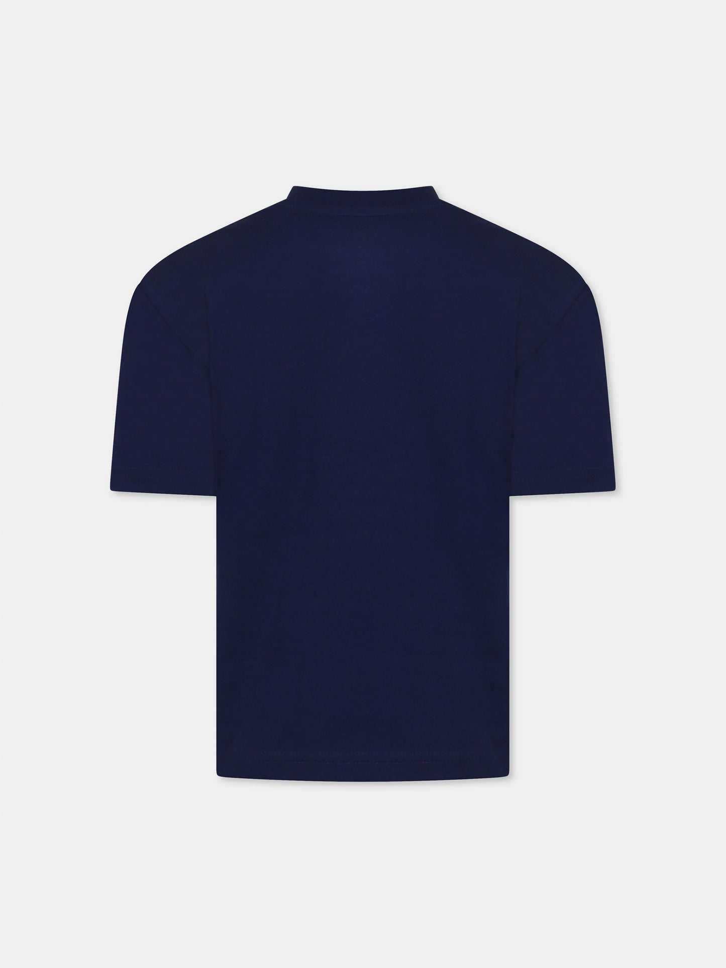 Blue t-shirt for  boy with logo