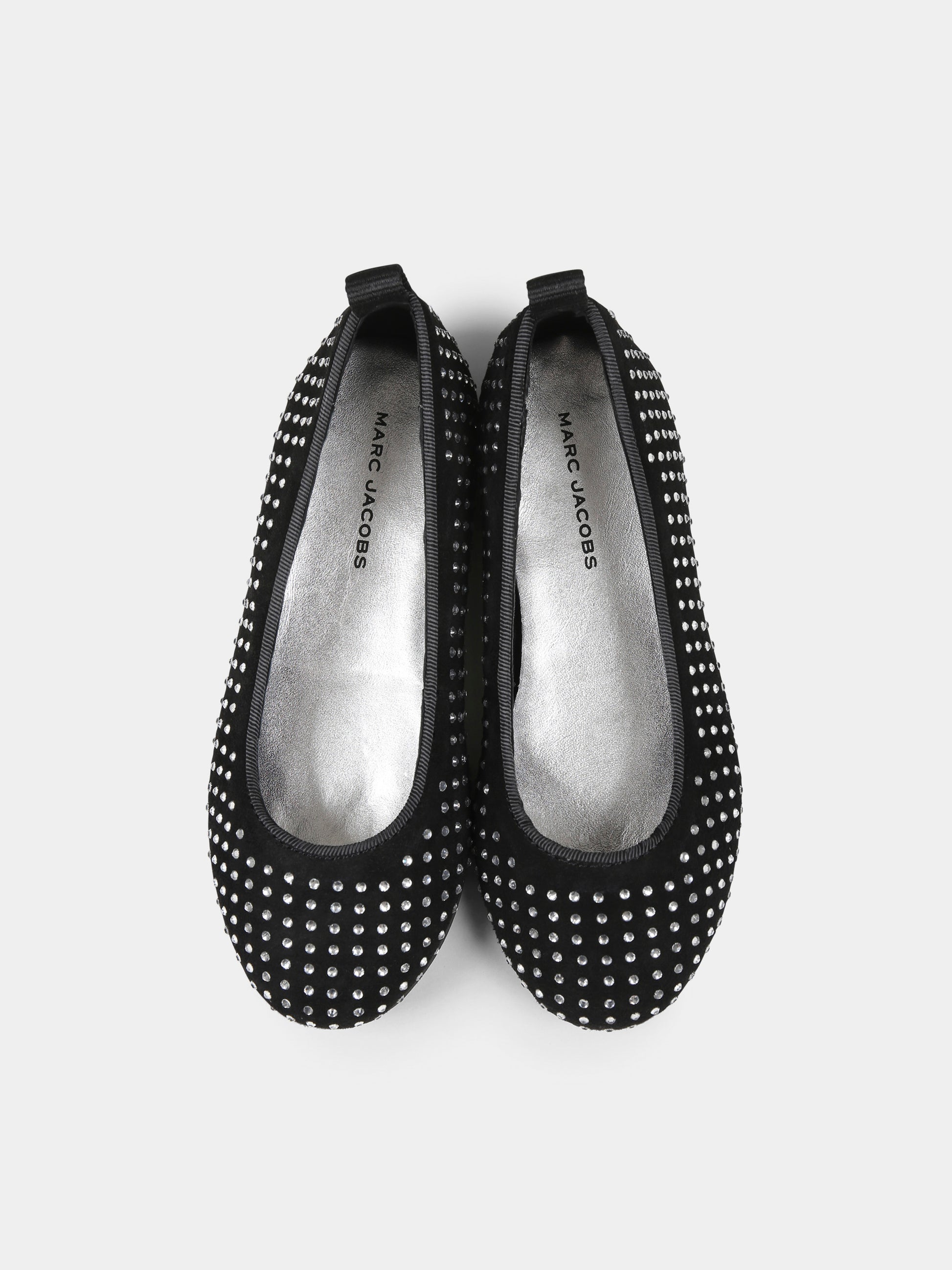 Ballerine nere per bambina con strass,Marc Jacobs,W60401 09B
