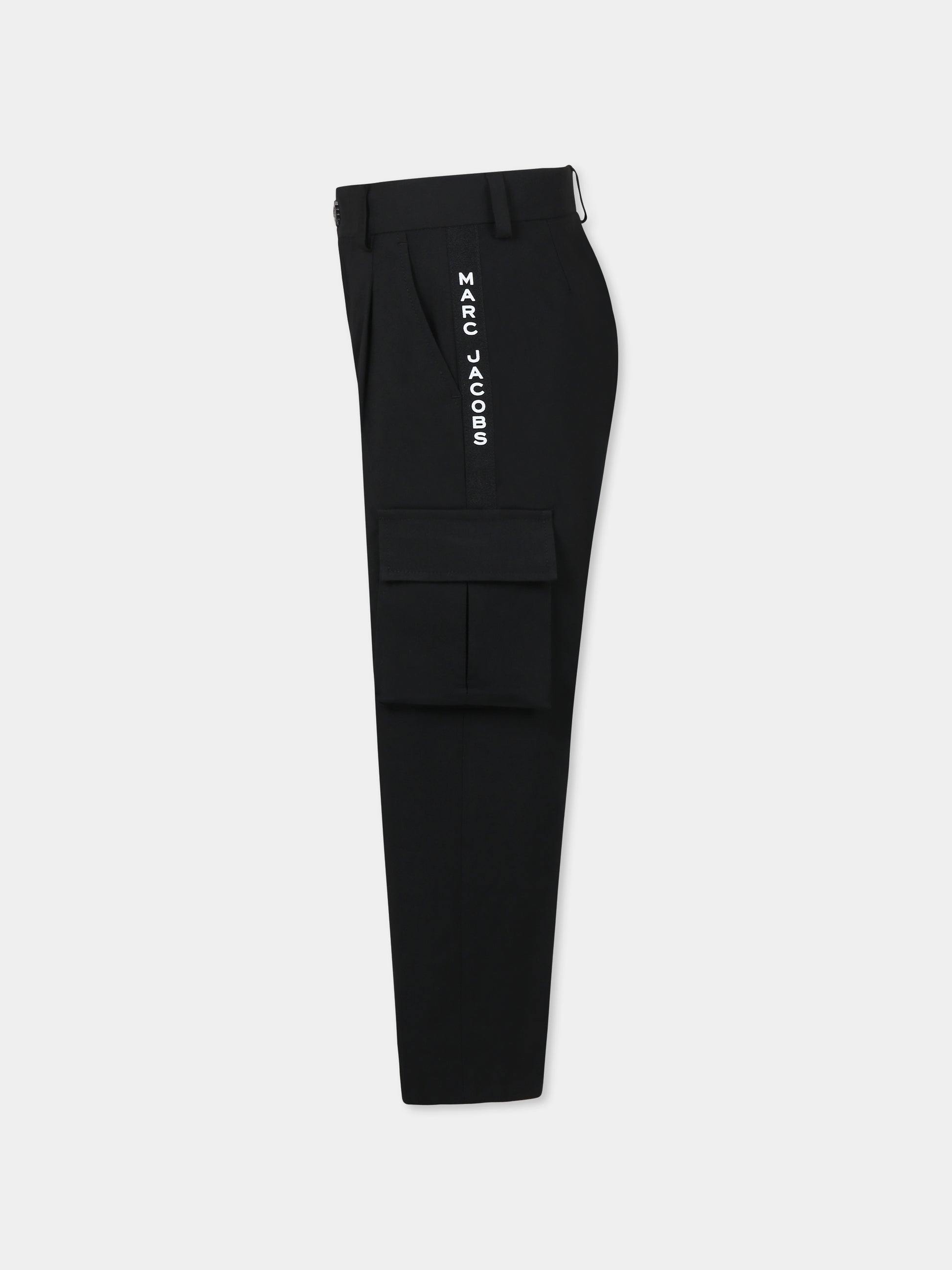 Pantaloni neri per bambino con logo,Marc Jacobs,W60472 09B