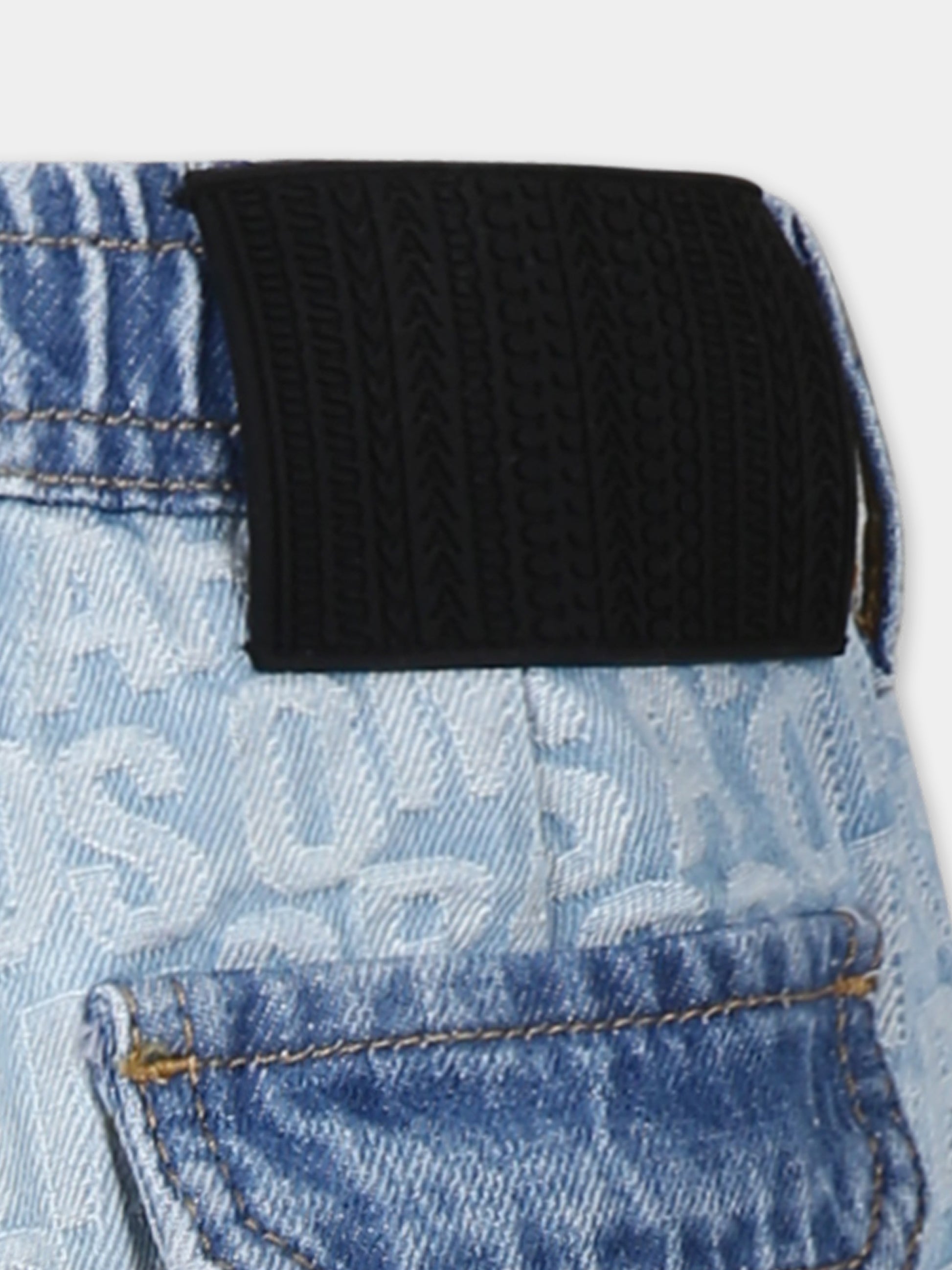 Jeans denim per bambino con logo,Marc Jacobs,W60538 Z10
