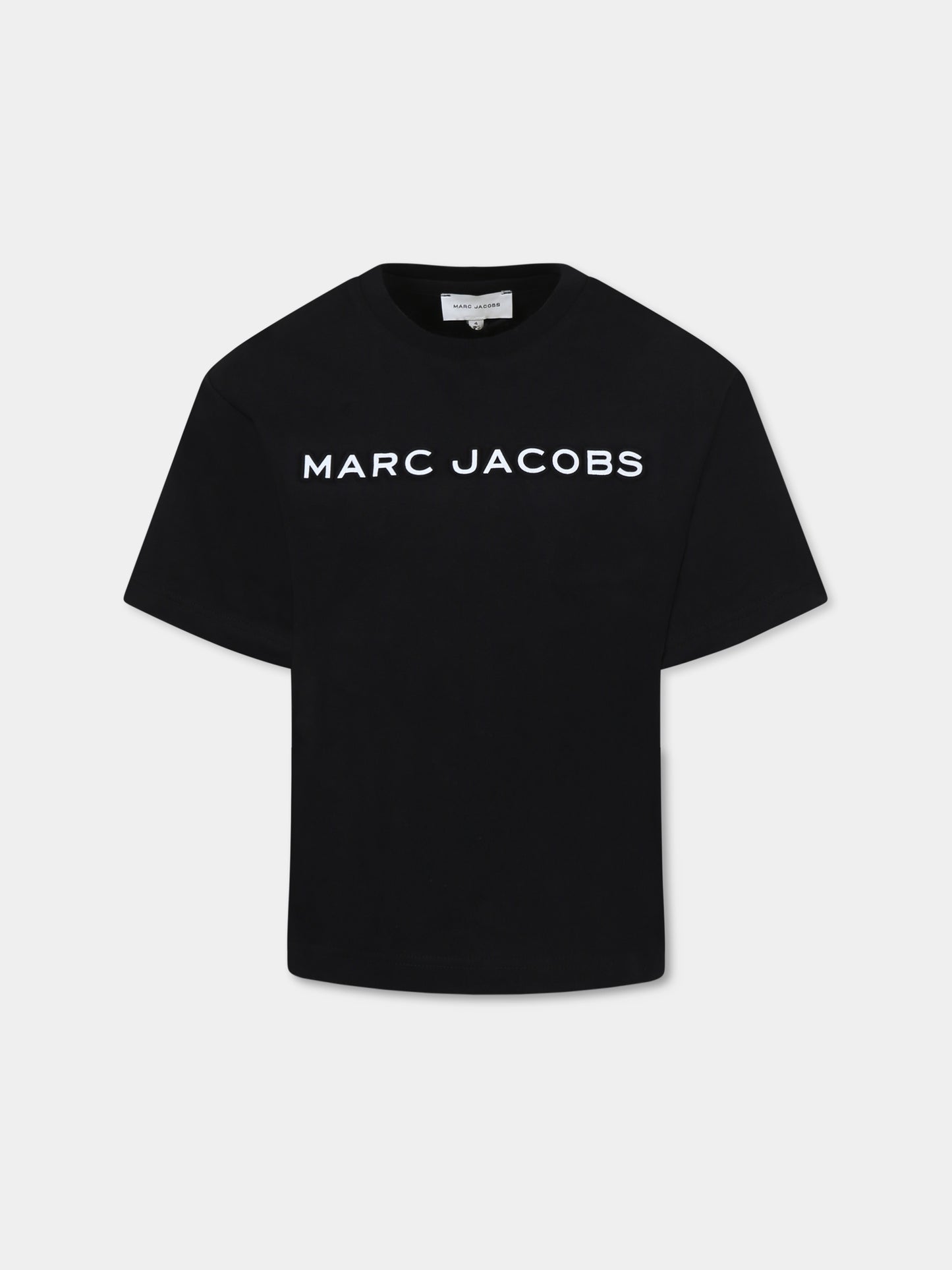 Black t-shirt for kids with logo