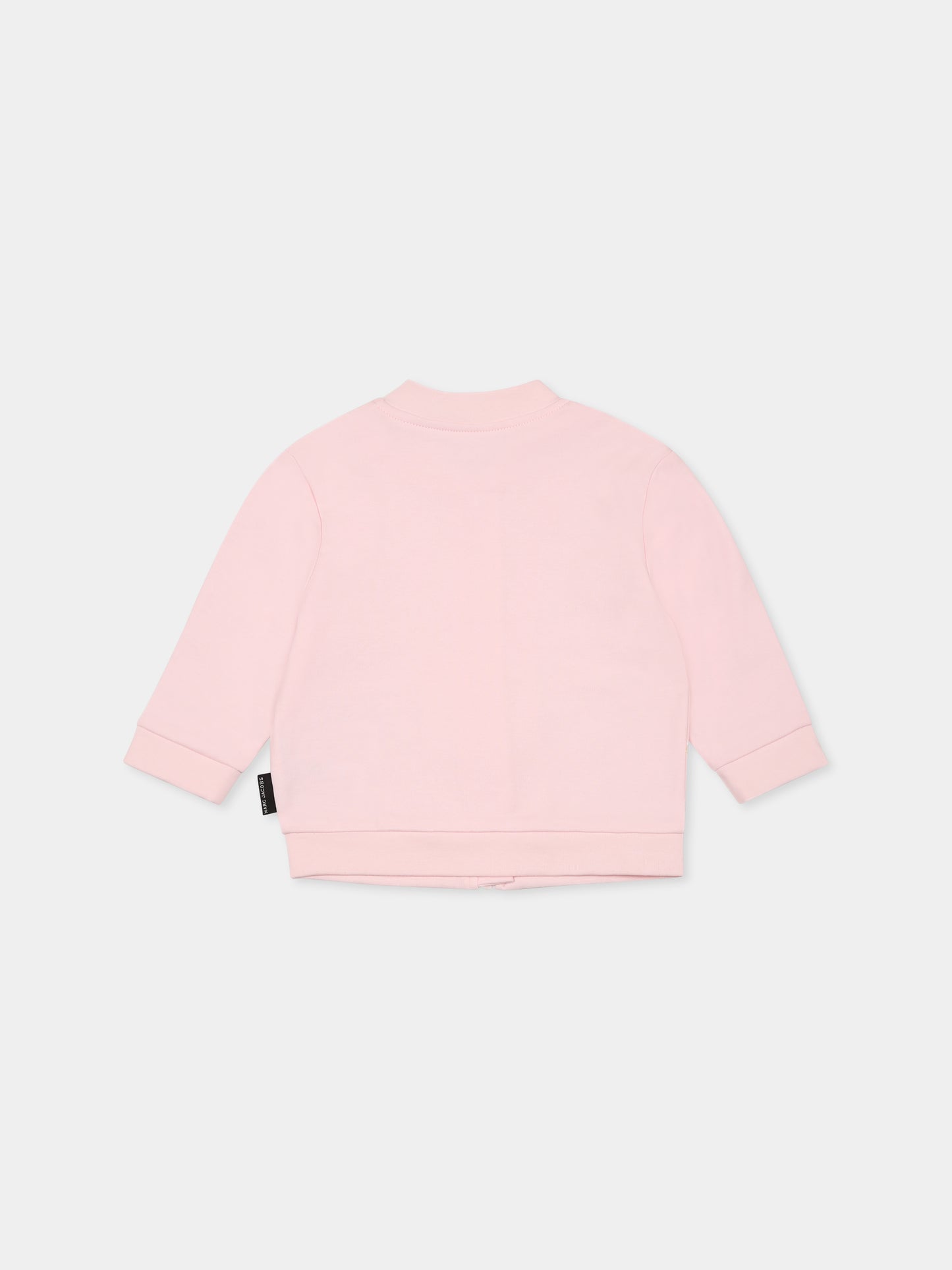 Completo rosa per neonata con fiori all over,Marc Jacobs,W60512 475