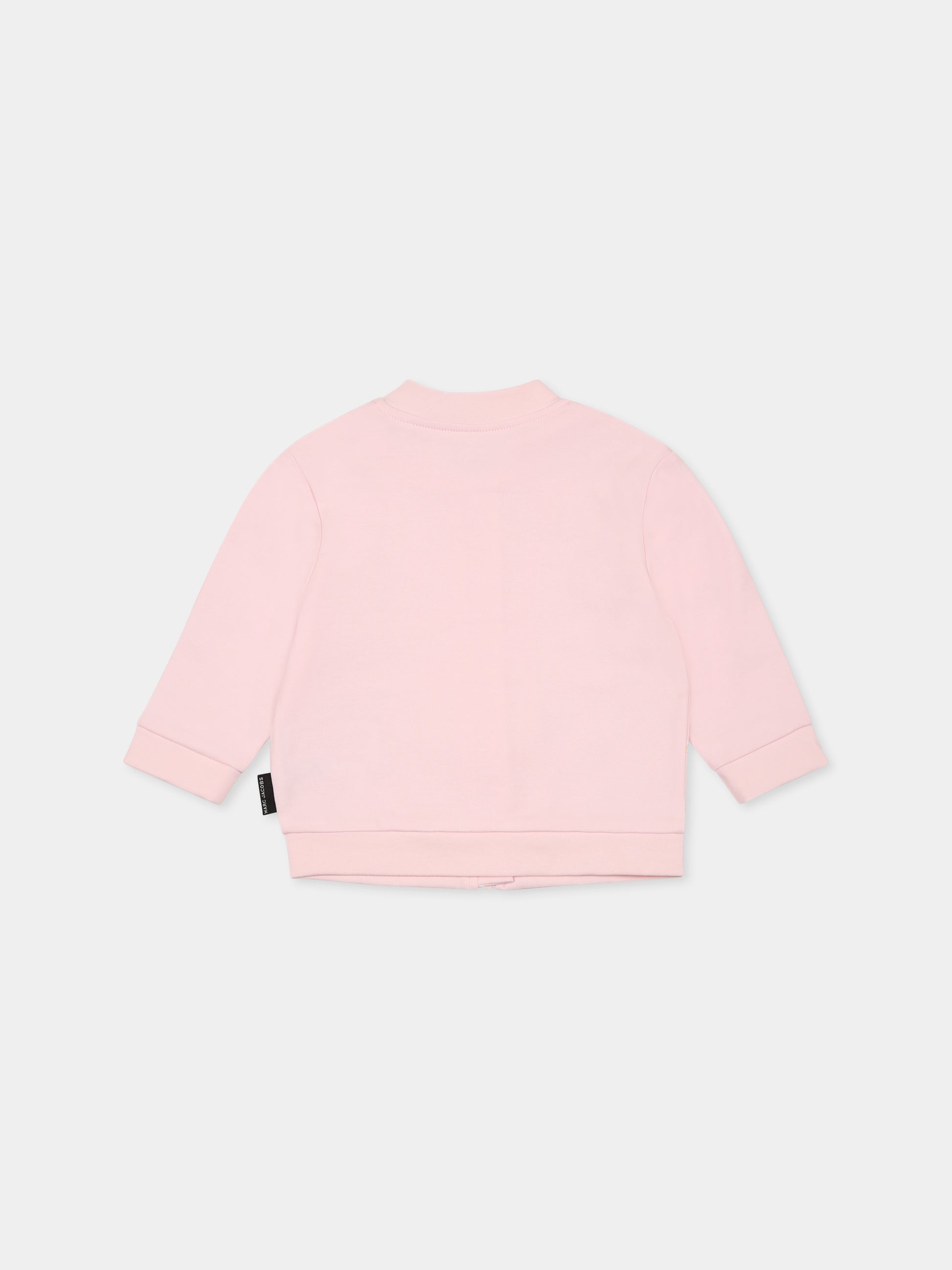 Completo rosa per neonata con fiori all over,Marc Jacobs,W60512 475