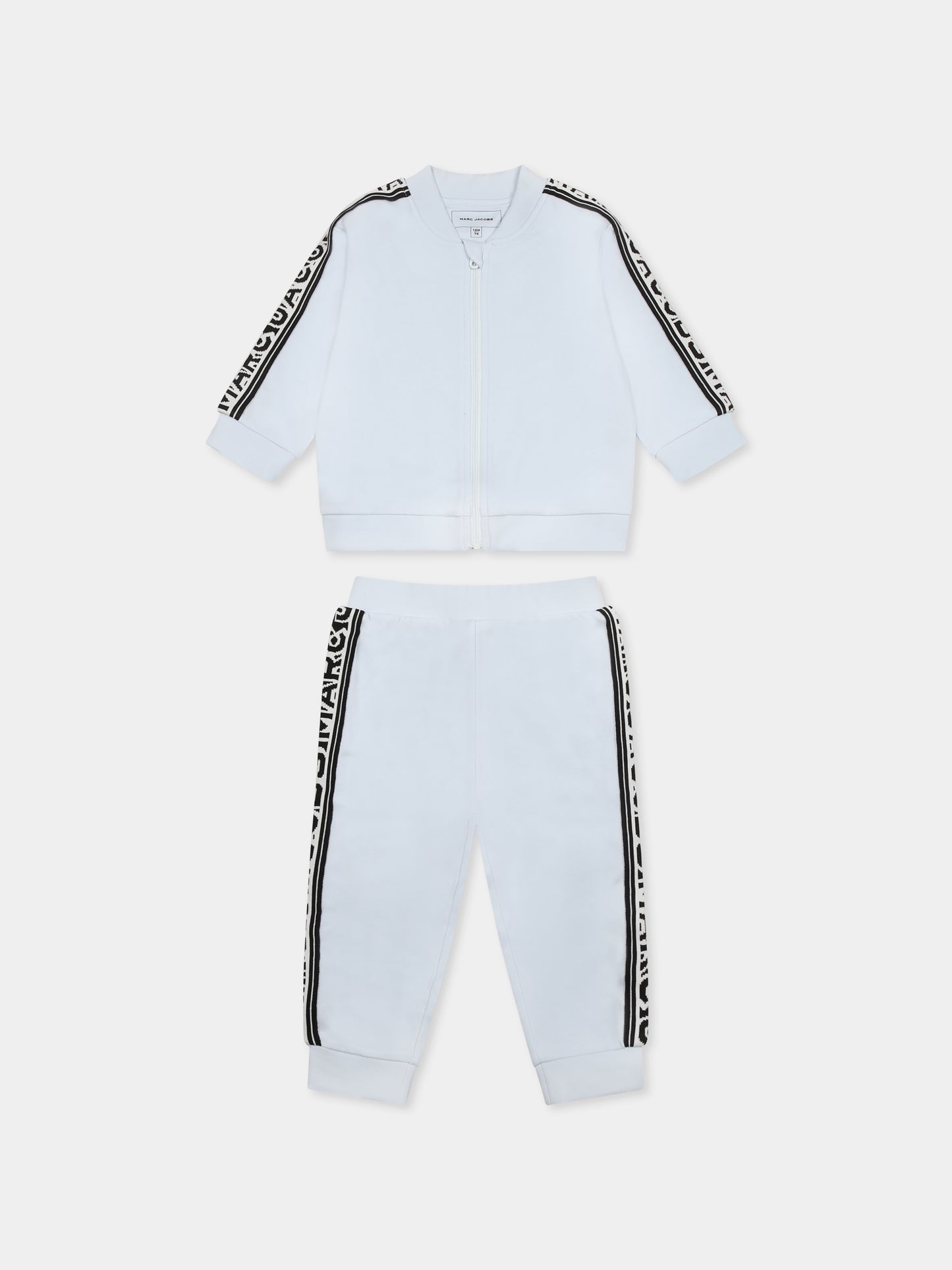 Completo celeste per neonato con logo,Marc Jacobs,W60552 791