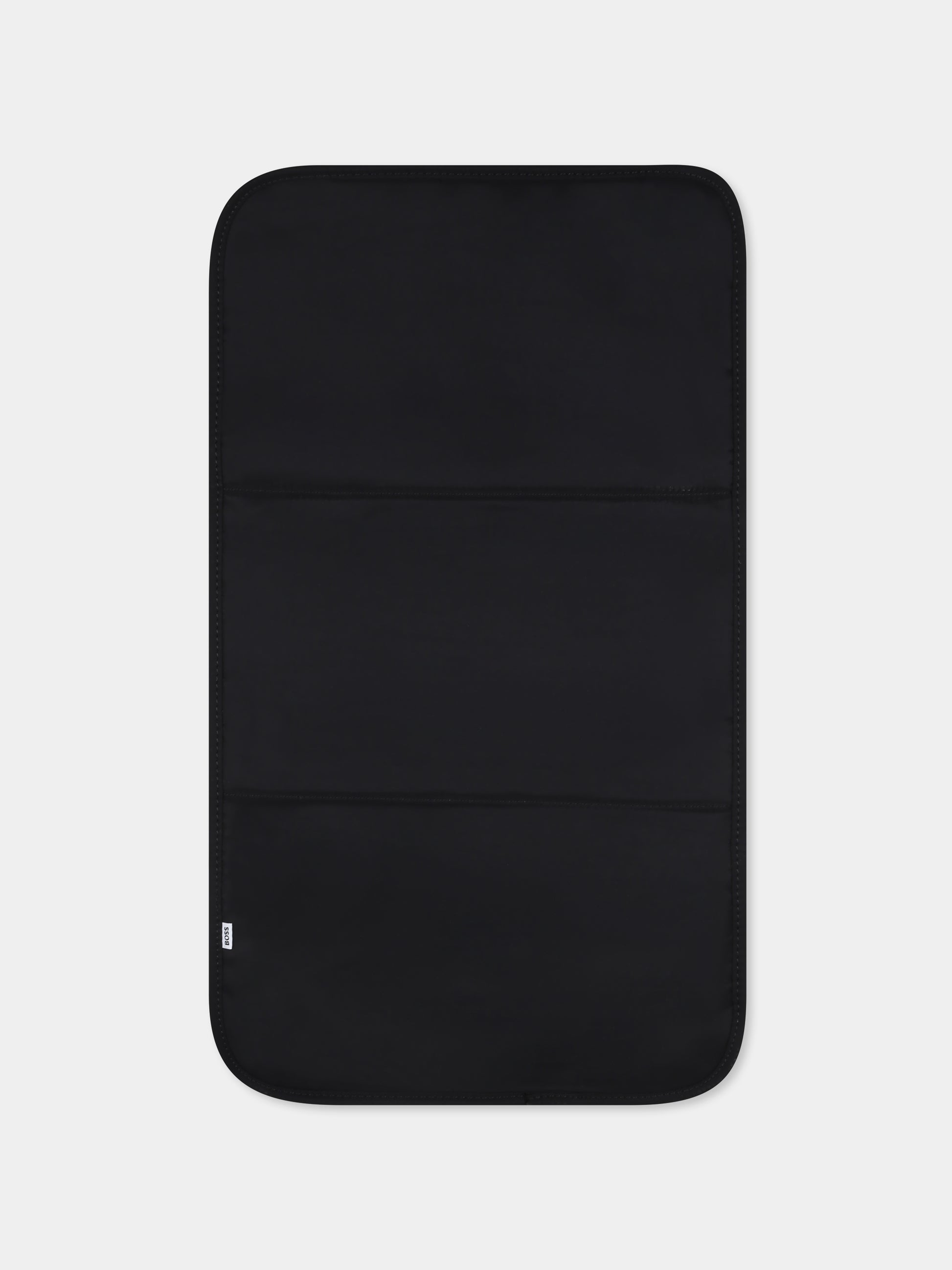 Borsa mamma nera per neonati con logo,Boss,J51732 09B