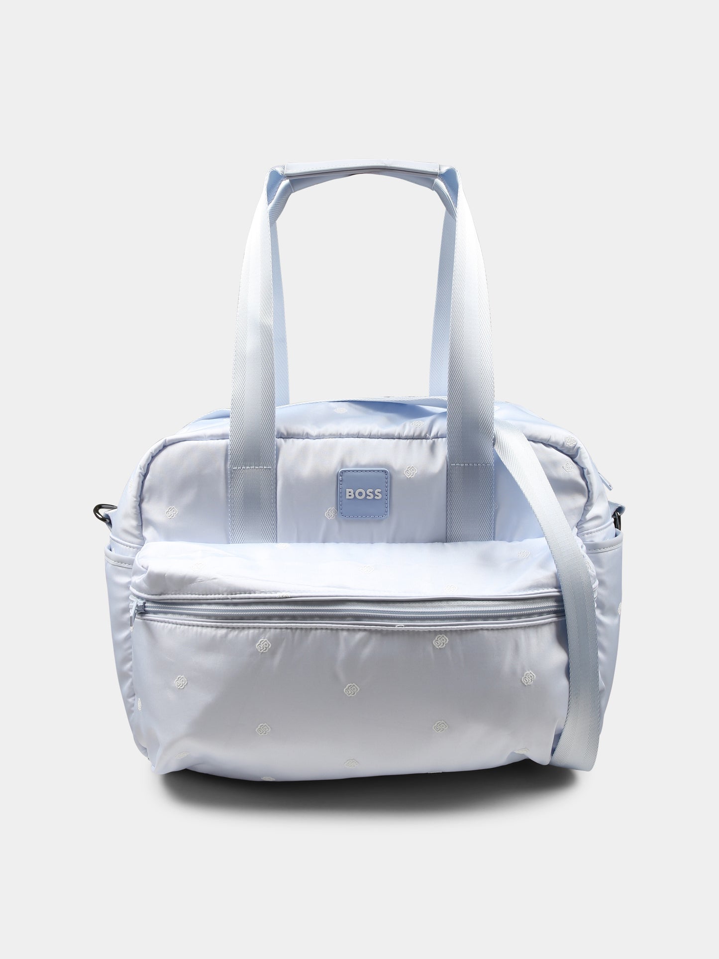 Borsa mamma celeste per neonato con logo,Boss,J51737 771