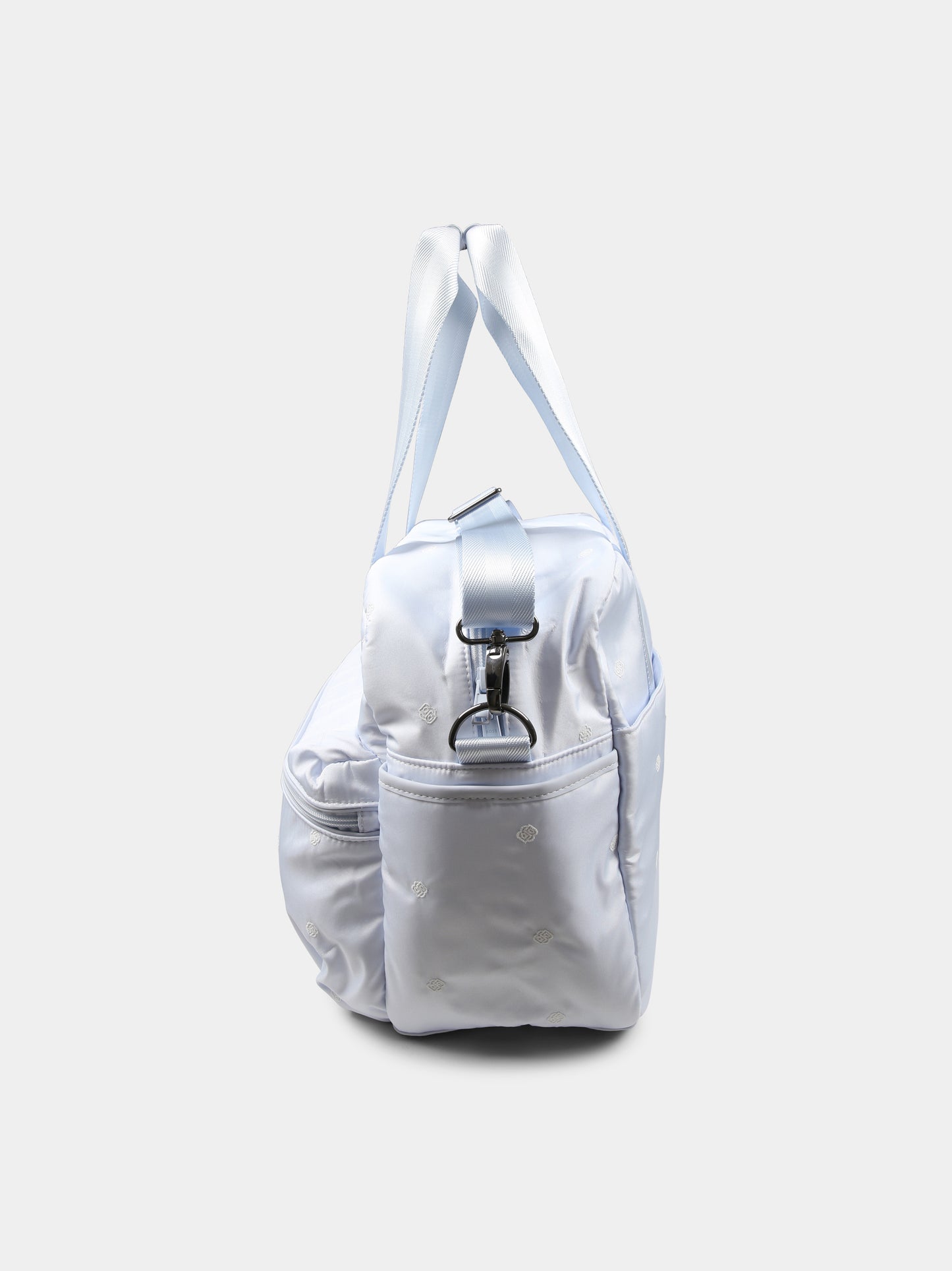 Borsa mamma celeste per neonato con logo,Boss,J51737 771