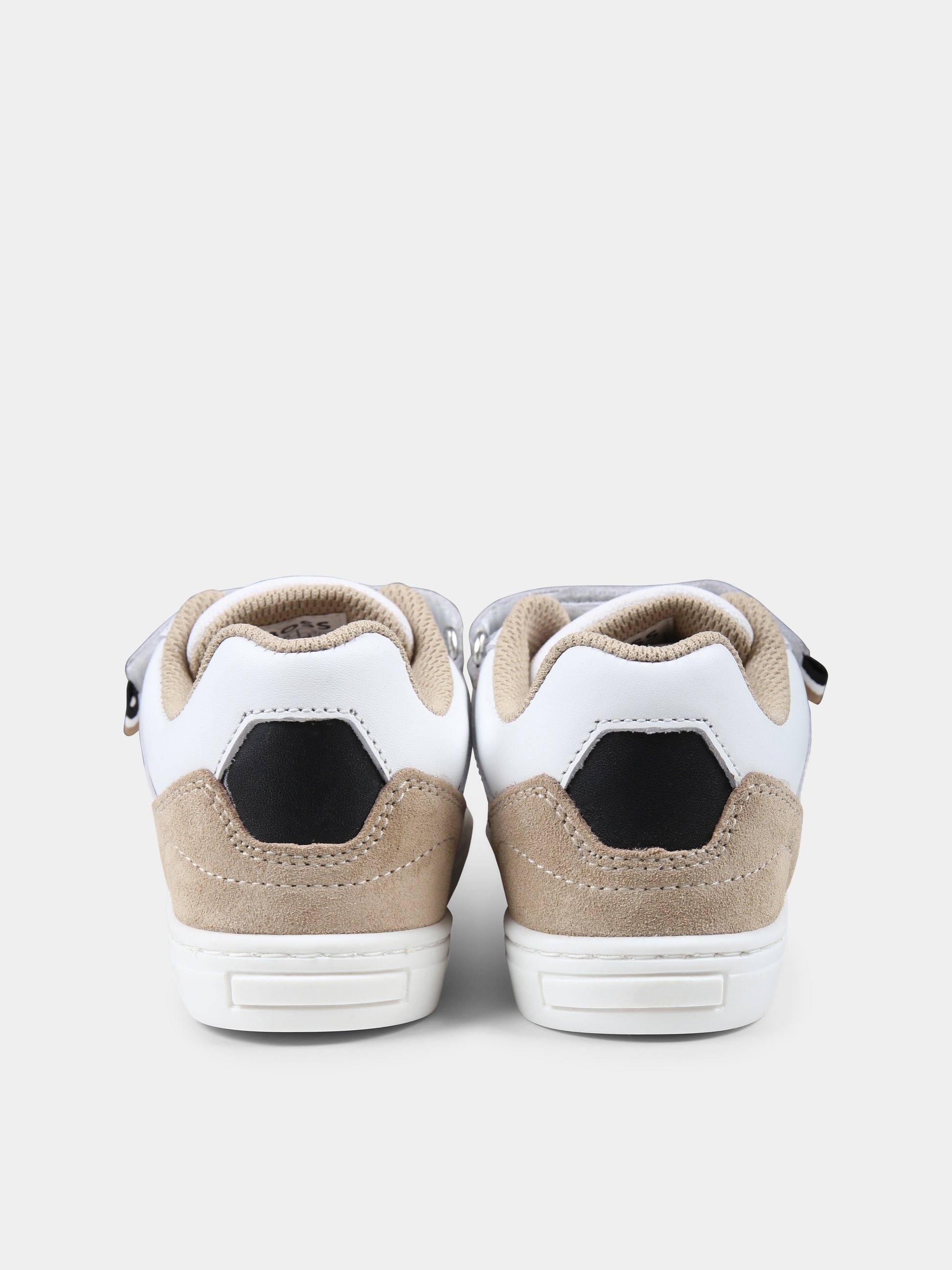 Sneakers bianche per bambino con logo,Boss,J52163 10P