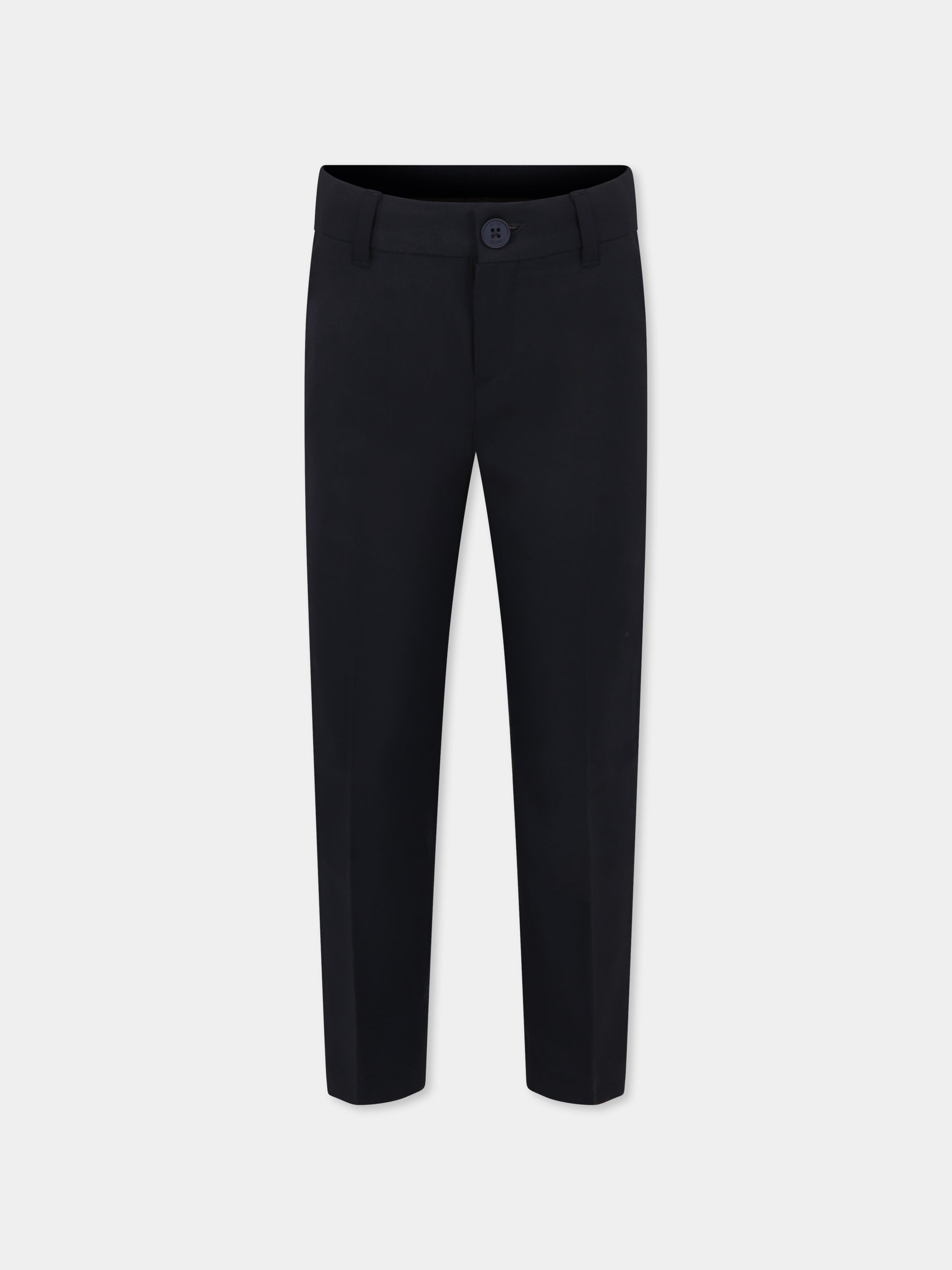 Pantaloni blu per bambino con logo,Boss,J51980 862