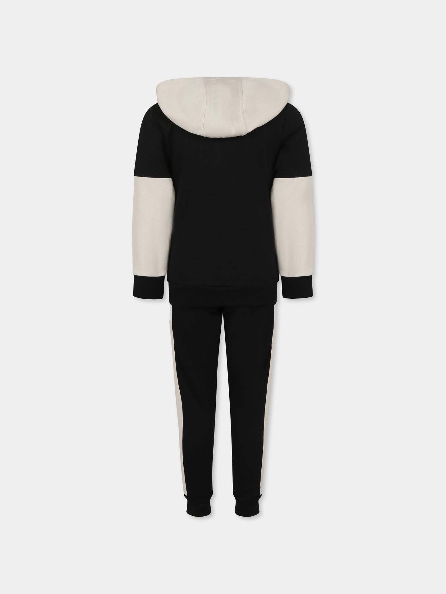 Completo nero per bambino con logo,Boss,J51966 09B