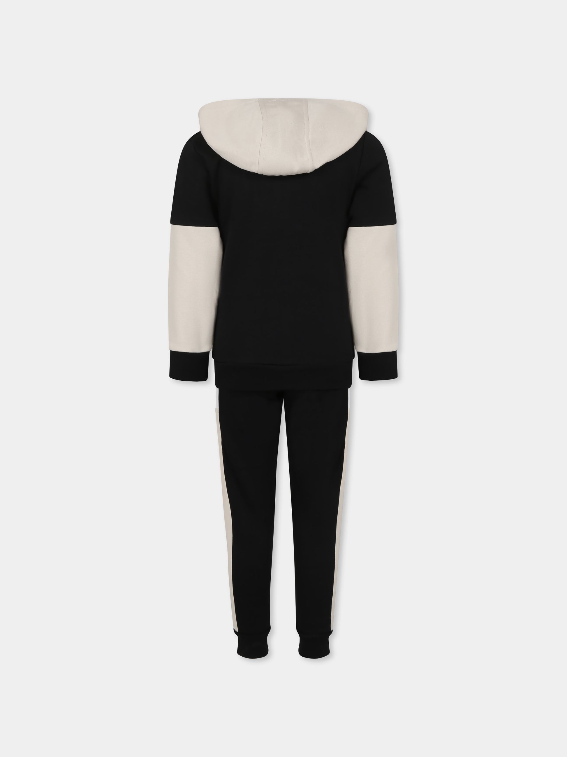 Completo nero per bambino con logo,Boss,J51966 09B