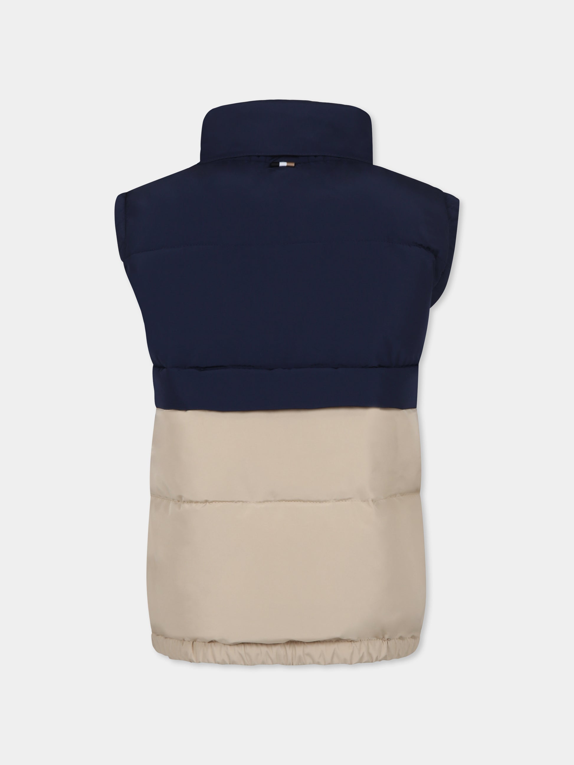 Gilet multicolor per bambino con logo,Boss,J52059 849