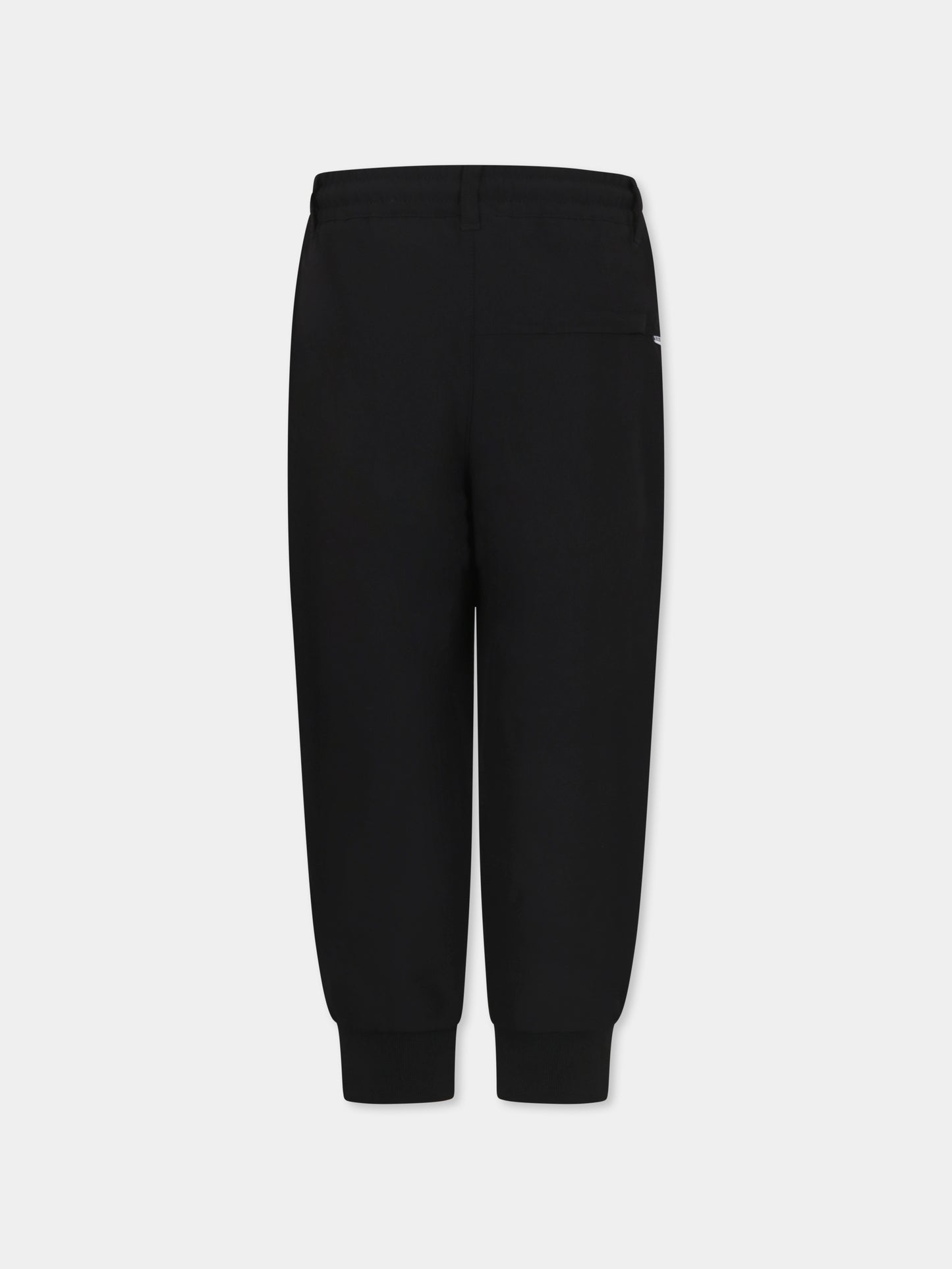 Pantaloni neri per bambino con logo,Boss,J51956 09B