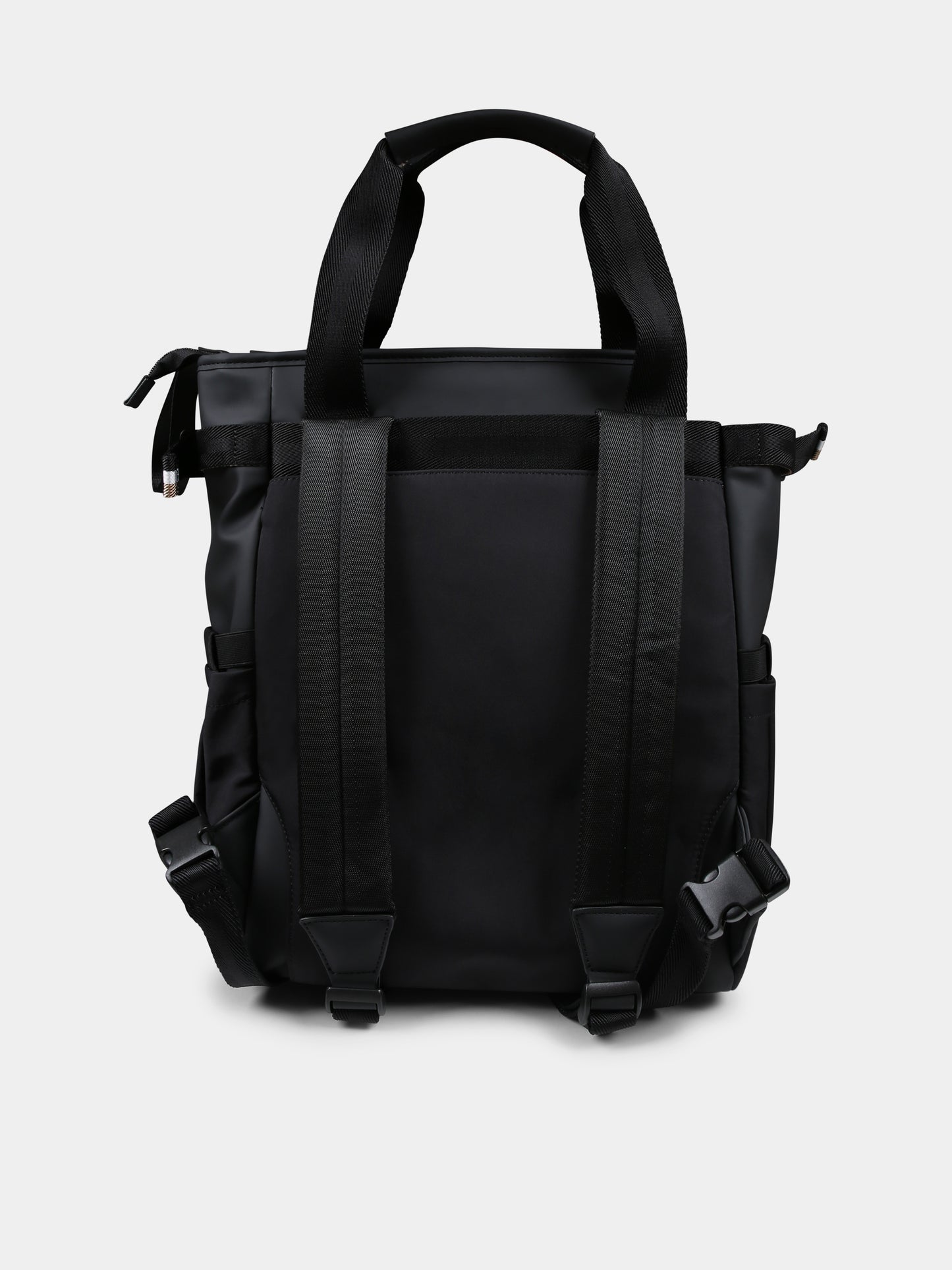 Borsa mamma nera per neonato con logo,Boss,J51735 09B