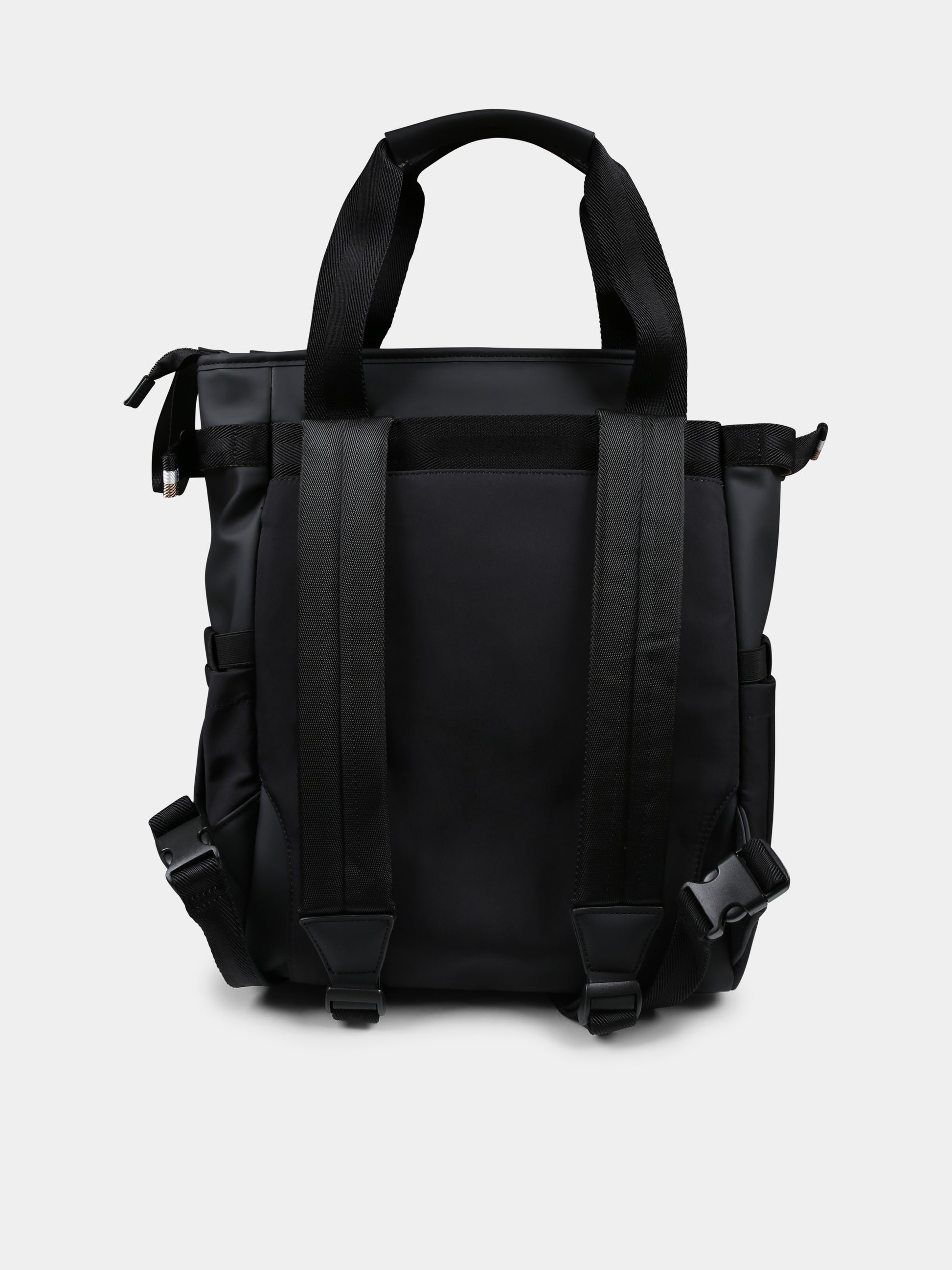 Borsa mamma nera per neonato con logo,Boss,J51735 09B