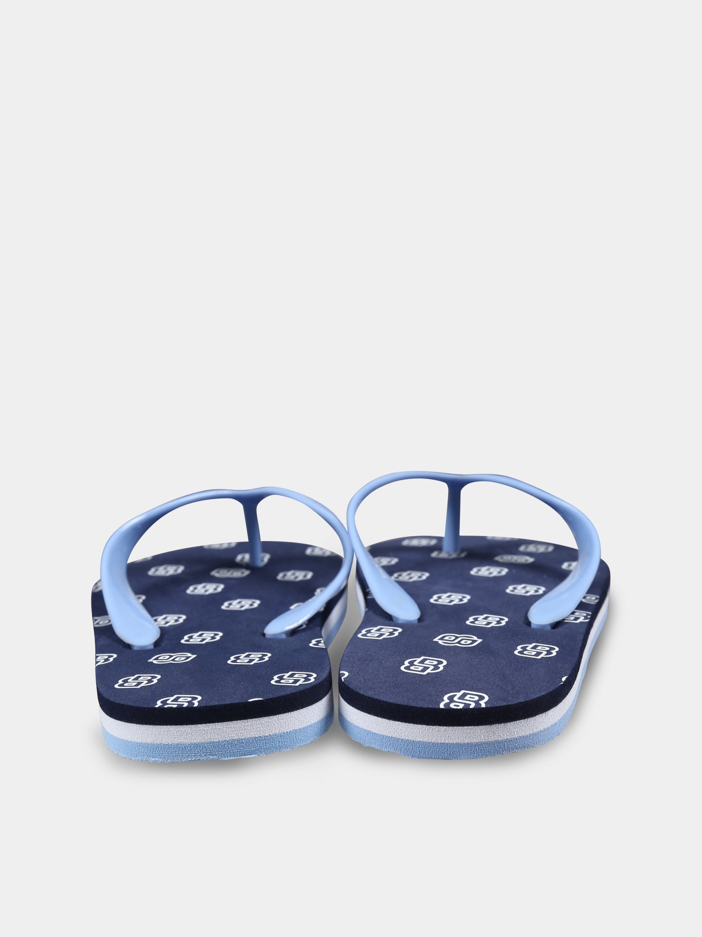 Infradito blu per bambino con logo,Boss,J51652 849