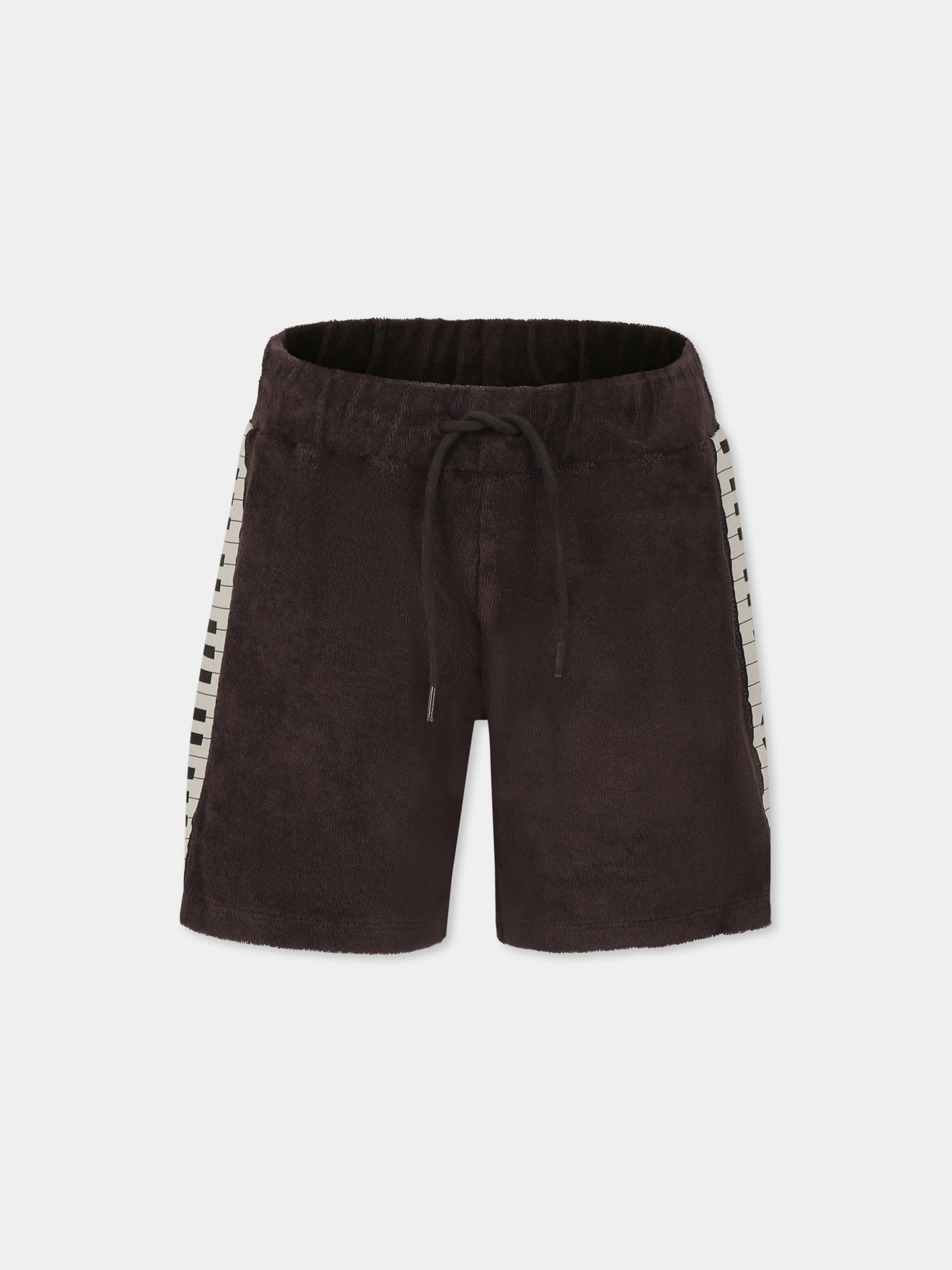 Shorts grigi per bambini con pianoforte,Mini Rodini,2523014899