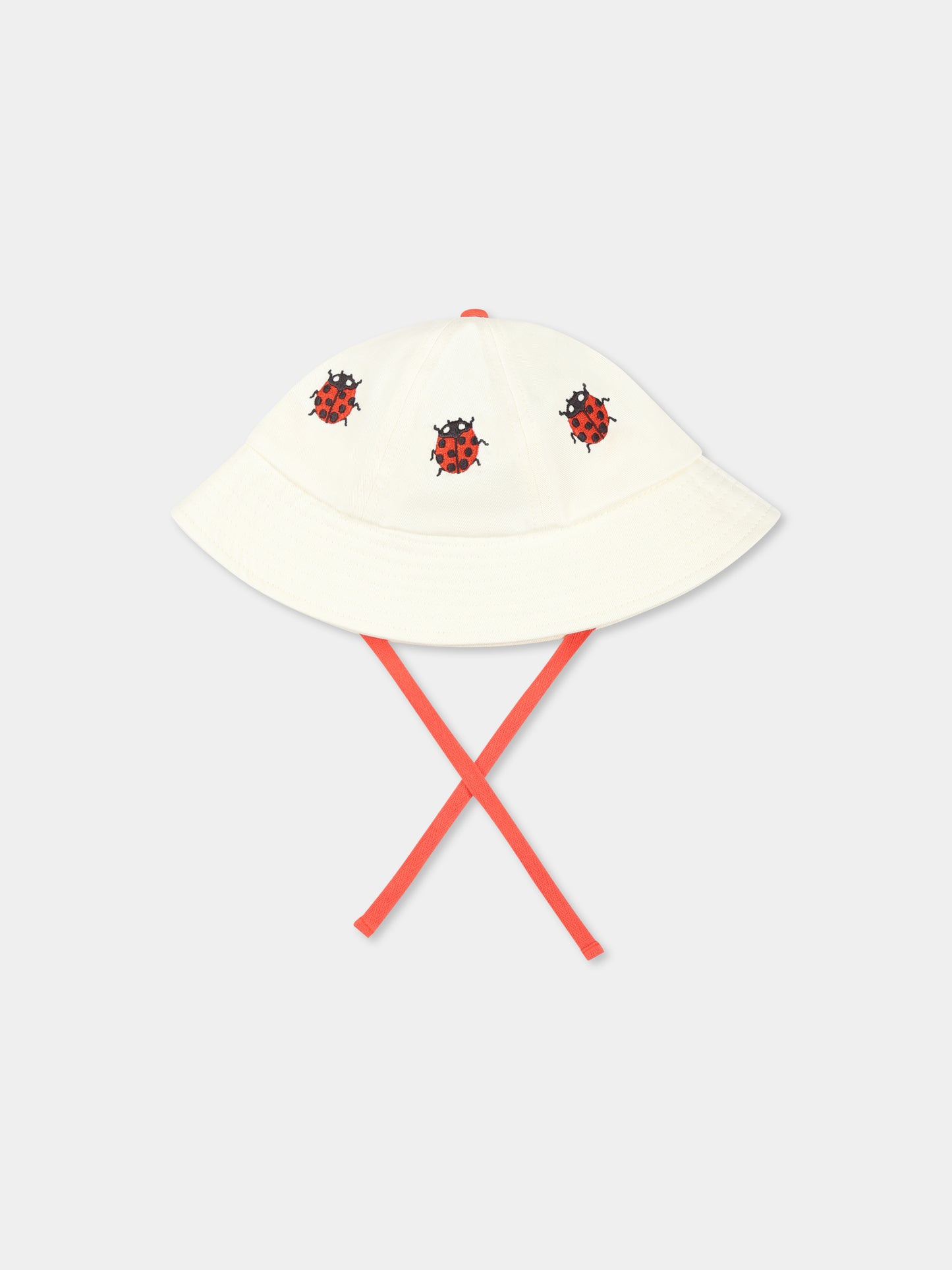 Cloche avorio per neonata con coccinelle,Mini Rodini,2526510211