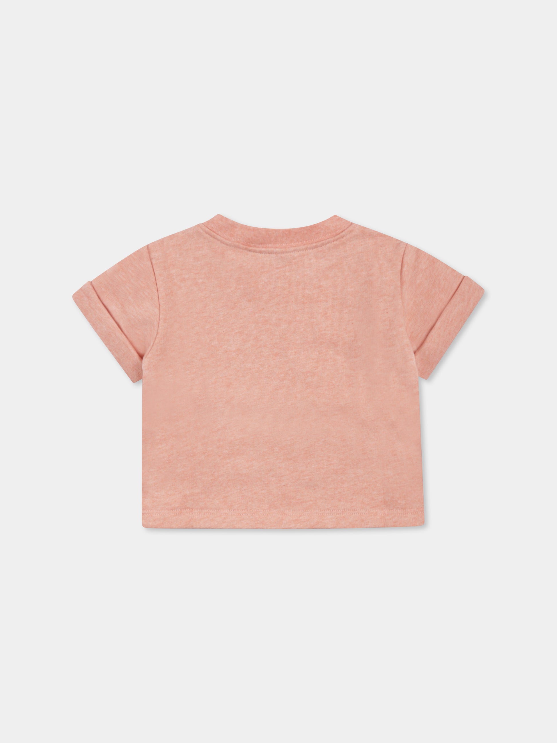 T-shirt rosa per neonata con ciliegie,Bonpoint,S05XSWK00001 137