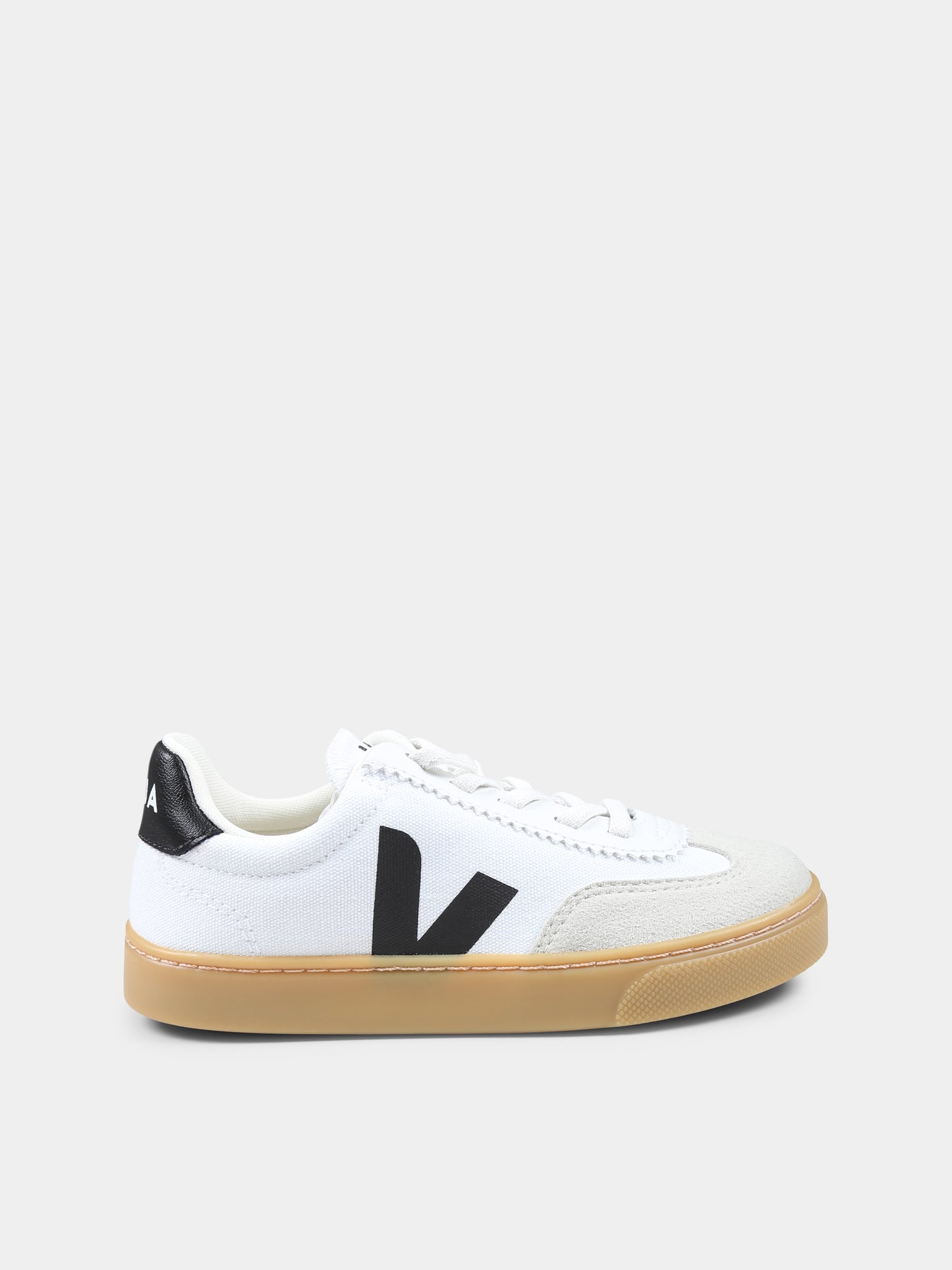 Sneakers bianche per bambini con logo,Veja,SY0120631C