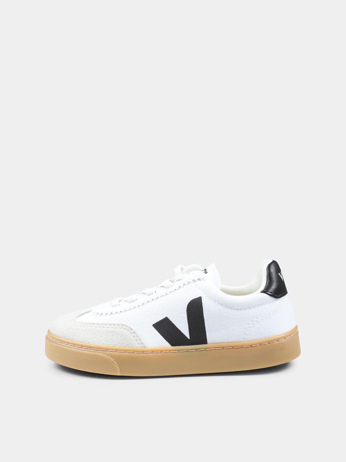 Sneakers bianche per bambini con logo,Veja,SY0120631C