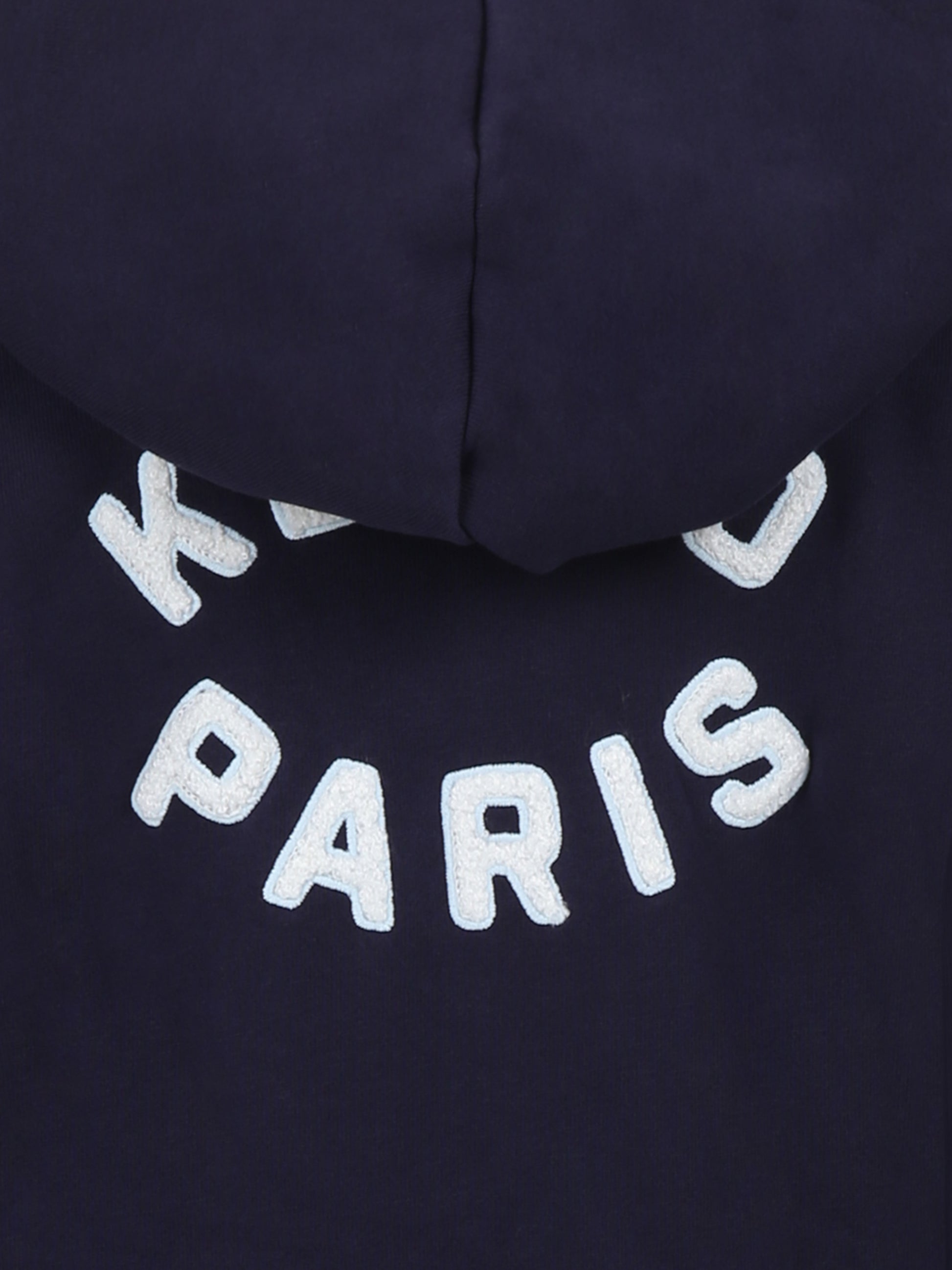 Felpa blu per bambini con logo,Kenzo Kids,K61176 848