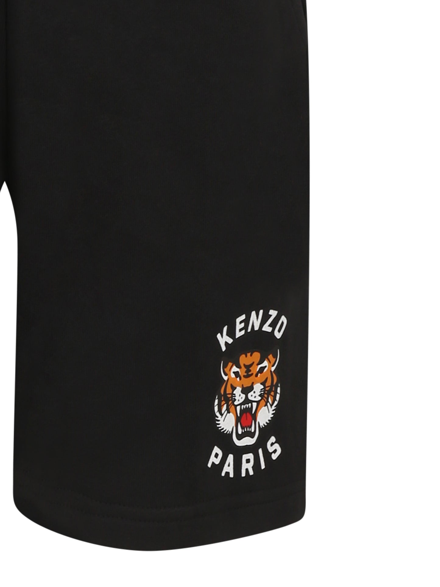 Shorts grigi per bambino con Lucky Tiger,Kenzo Kids,K61122 095